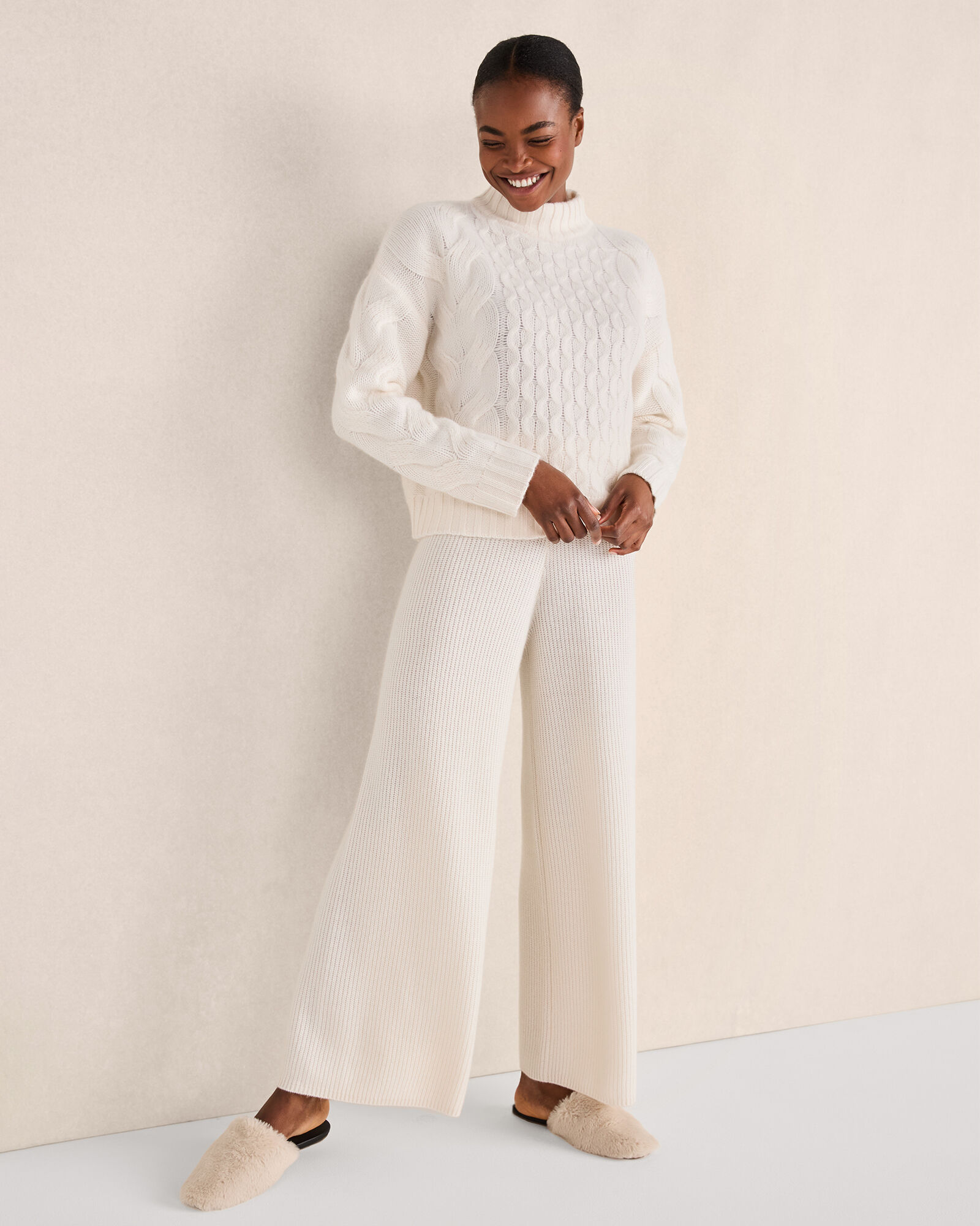 Cashmere Honeycomb Panel Crew Nightsky/River