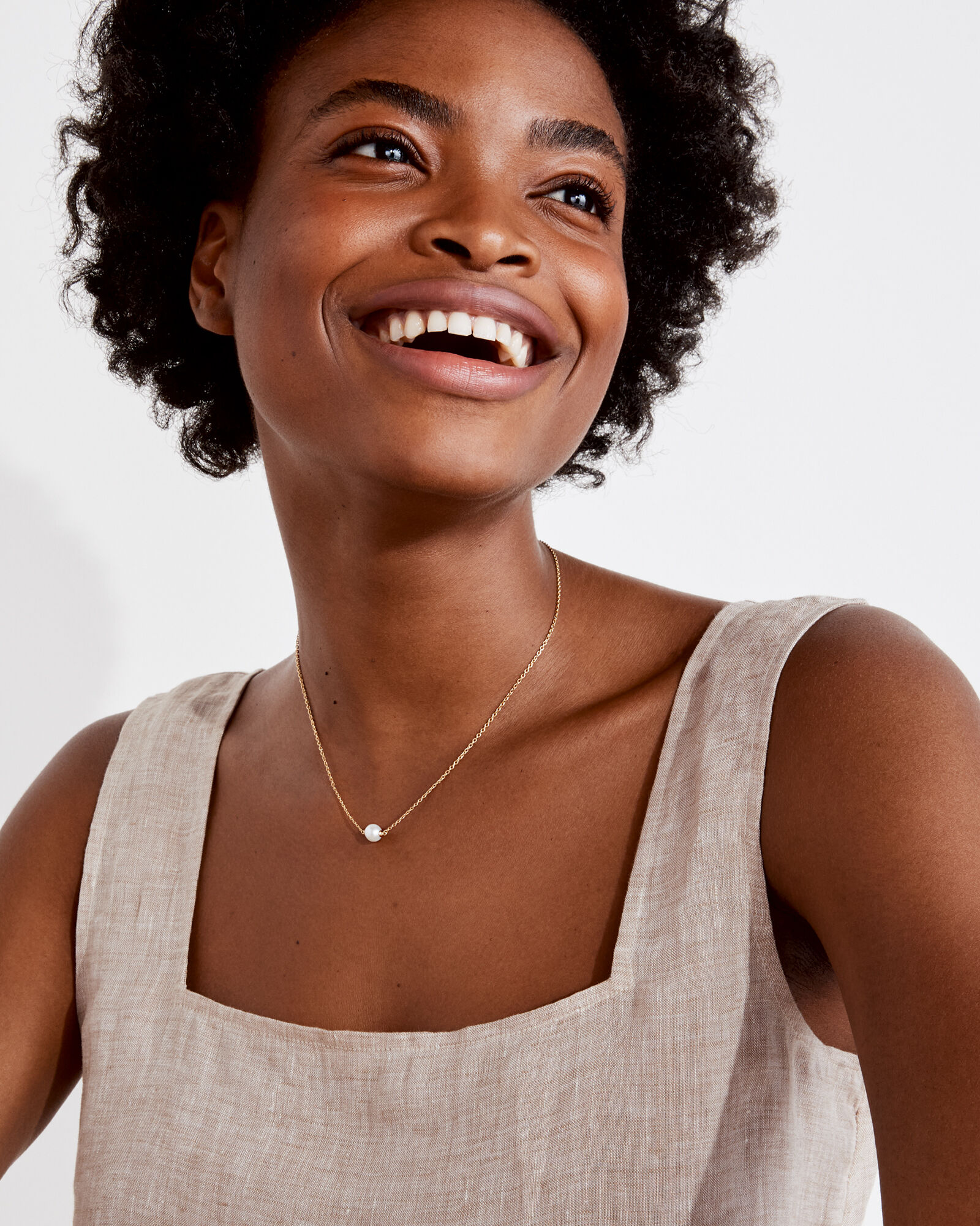 Linen Square Neck Tank