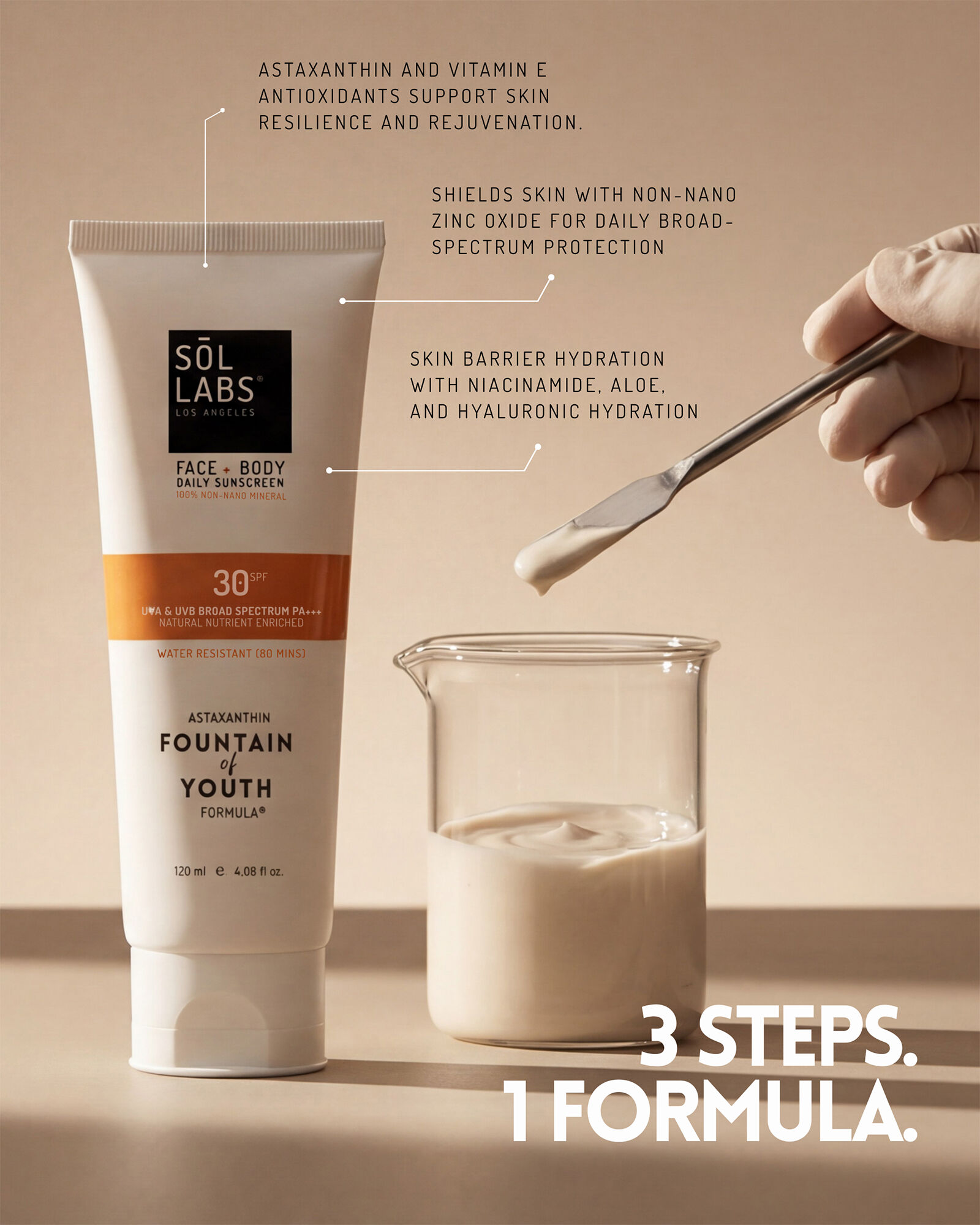 SOL LABS&reg; Natural Mineral SPF30 Daily Sunscreen Lotion