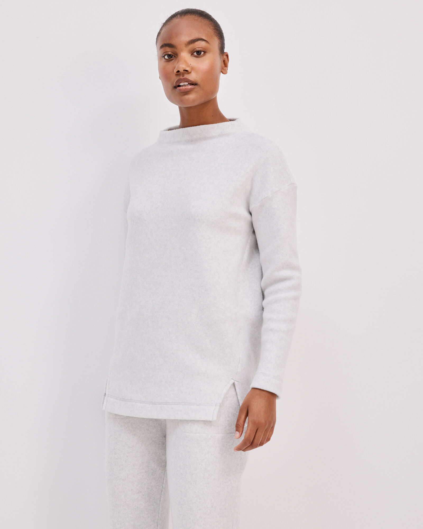 Fleece tunic tops clearance