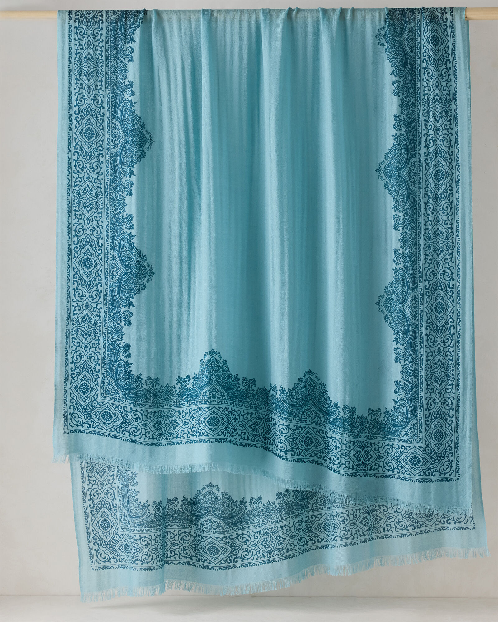 Wool Paisley Wrap