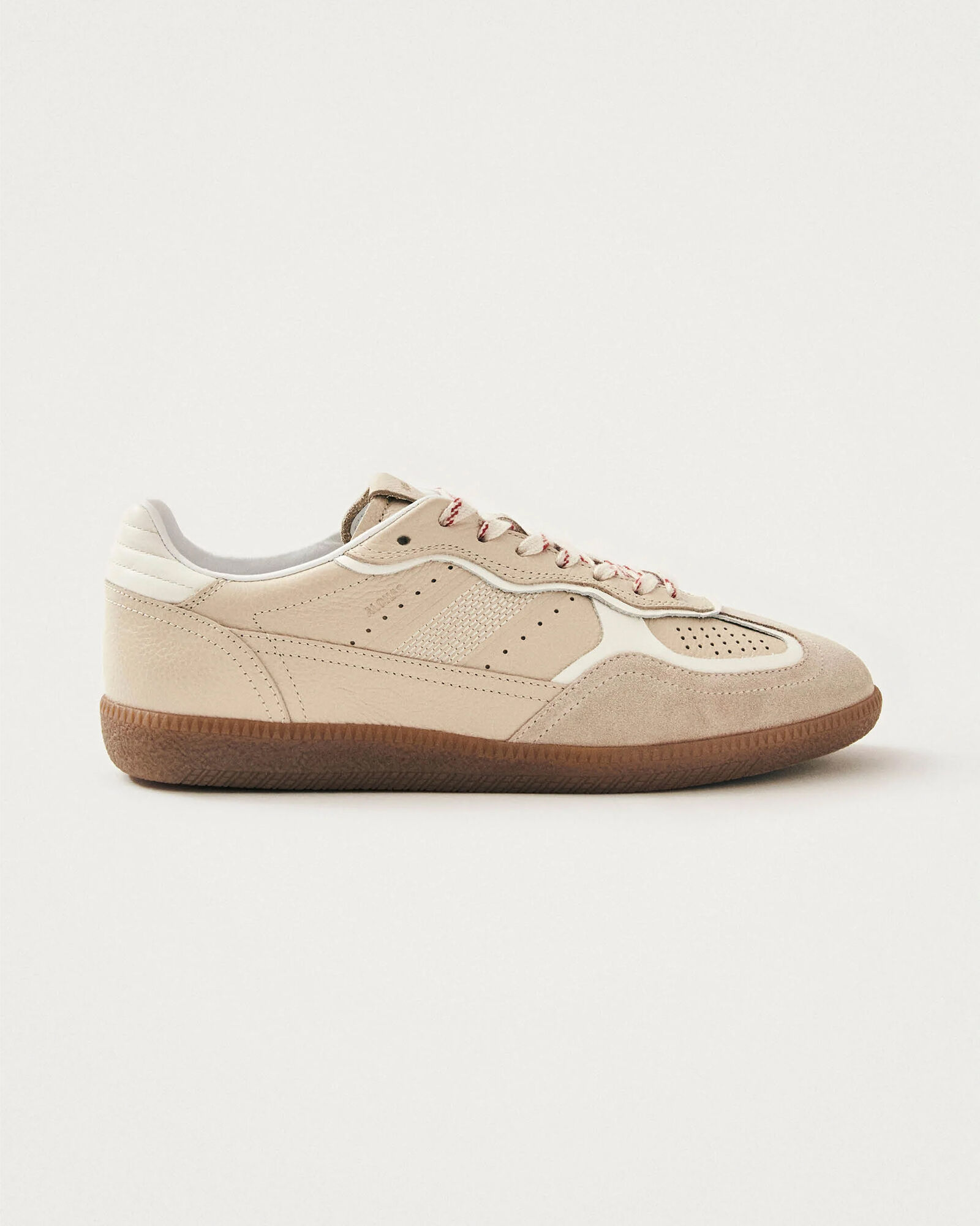 ALOHAS Tb.490 Rife Grain Cream Leather Sneakers