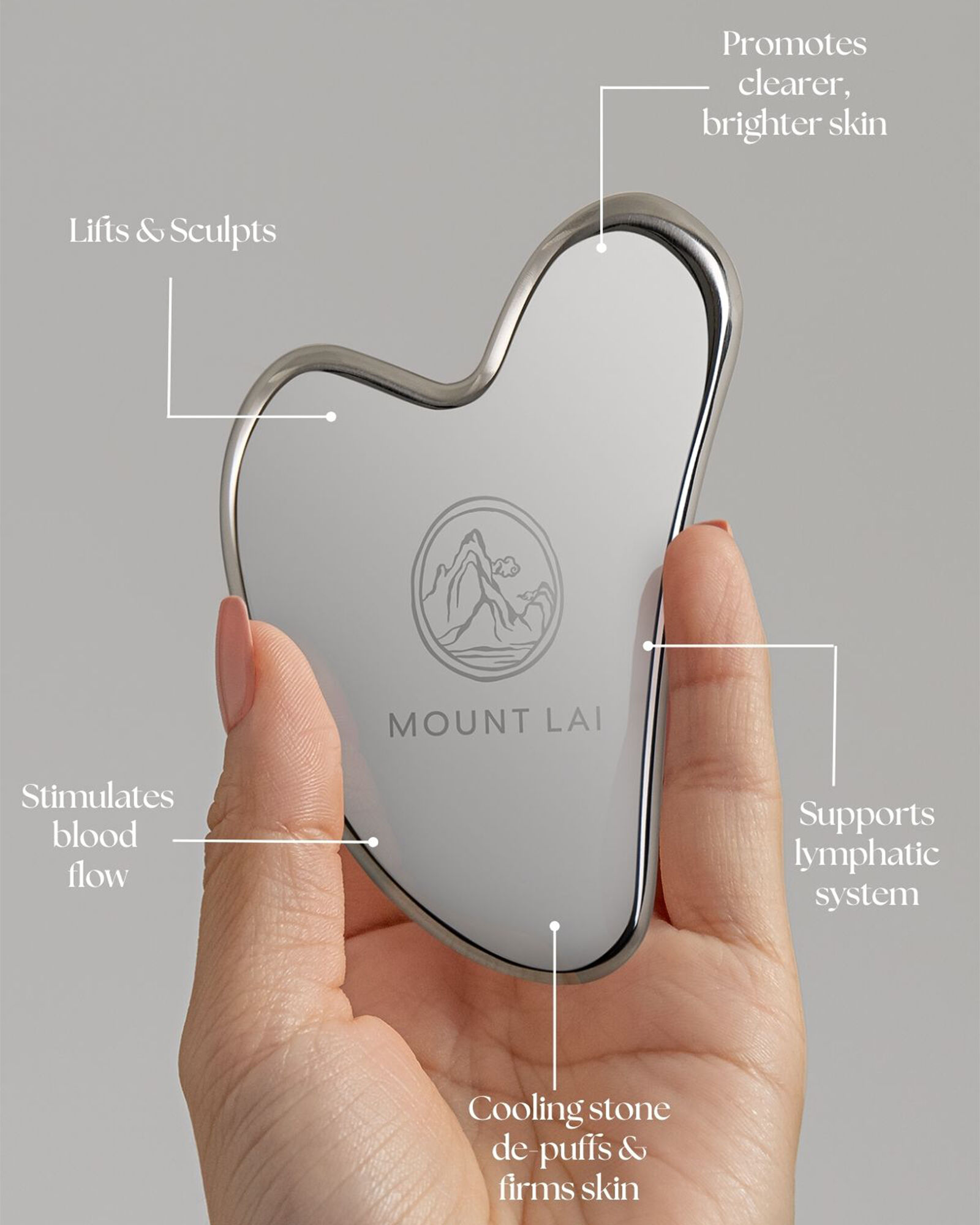 Mount Lai Stainless Steel Gua Sha Tool