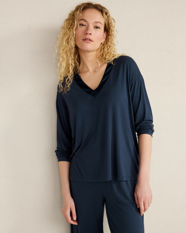 Calm &amp; Cool Long Sleeve Sleep Top