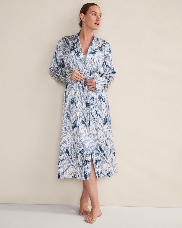 Washable Silk Tie Dye Robe
