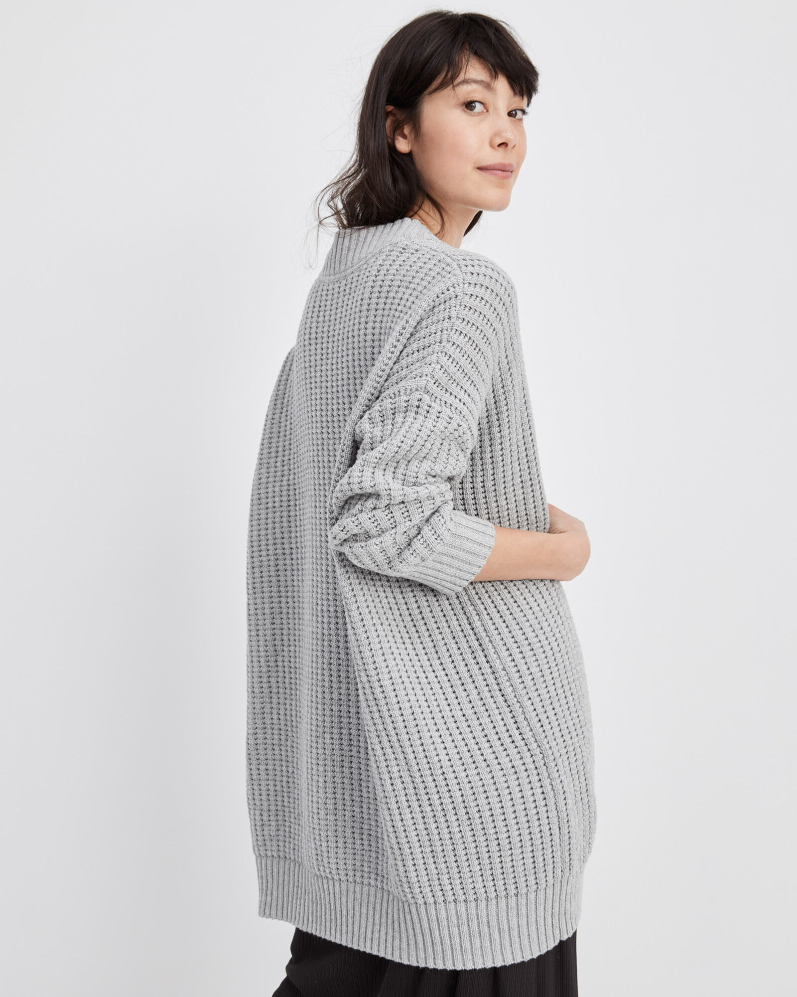 Organic Cotton Cocoon Cardigan
