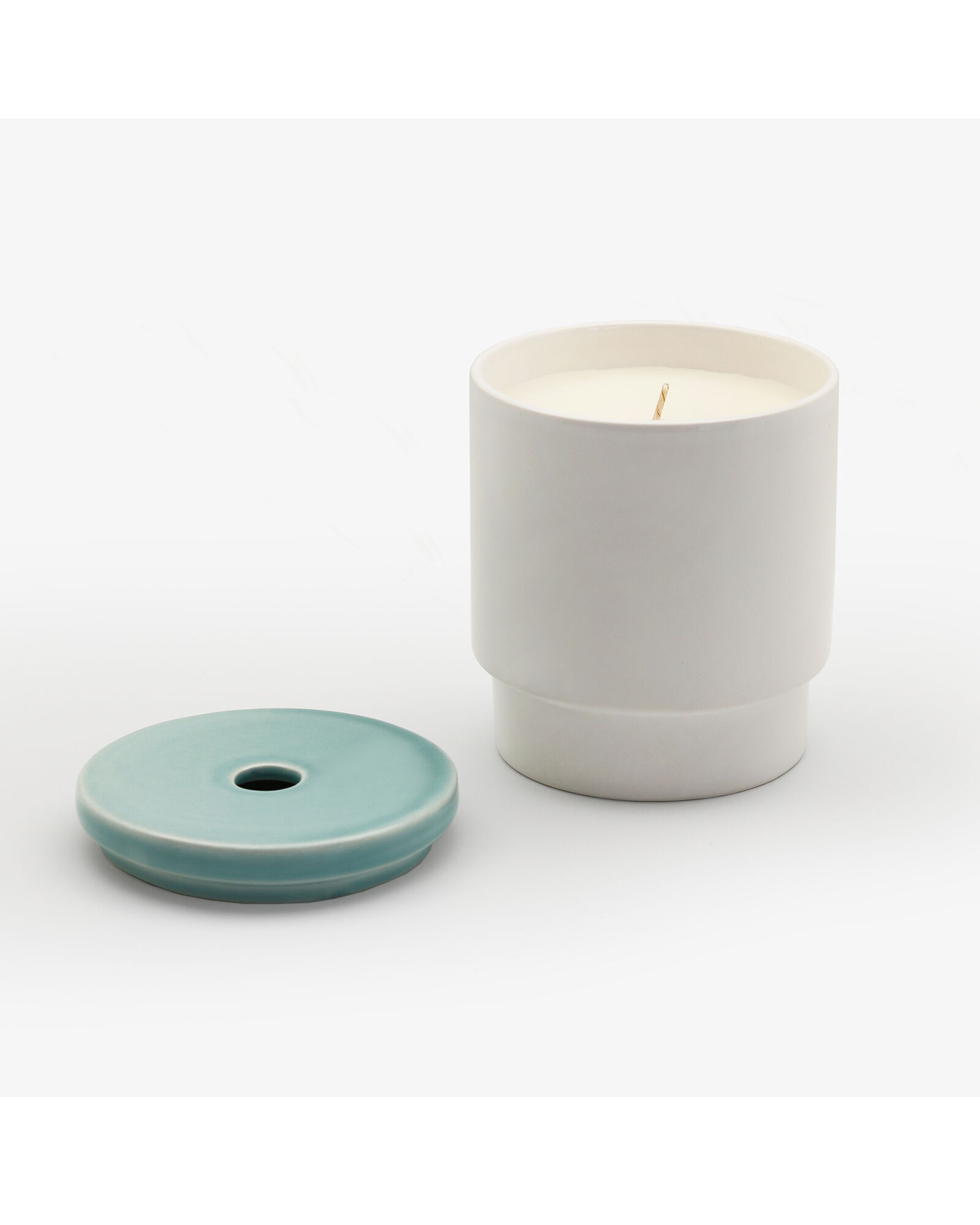 Night Space Candle Pale Blue