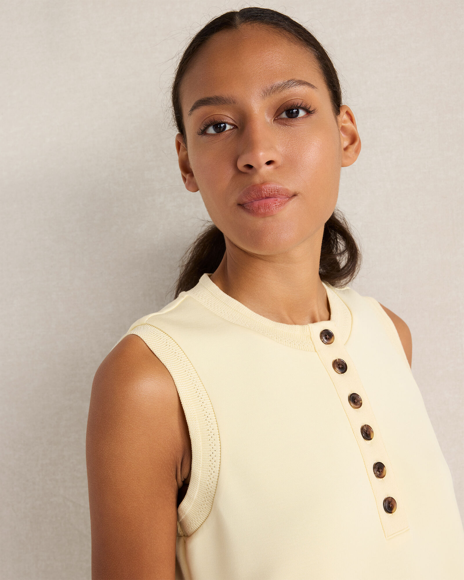 Varley Marla Button Placket Tank