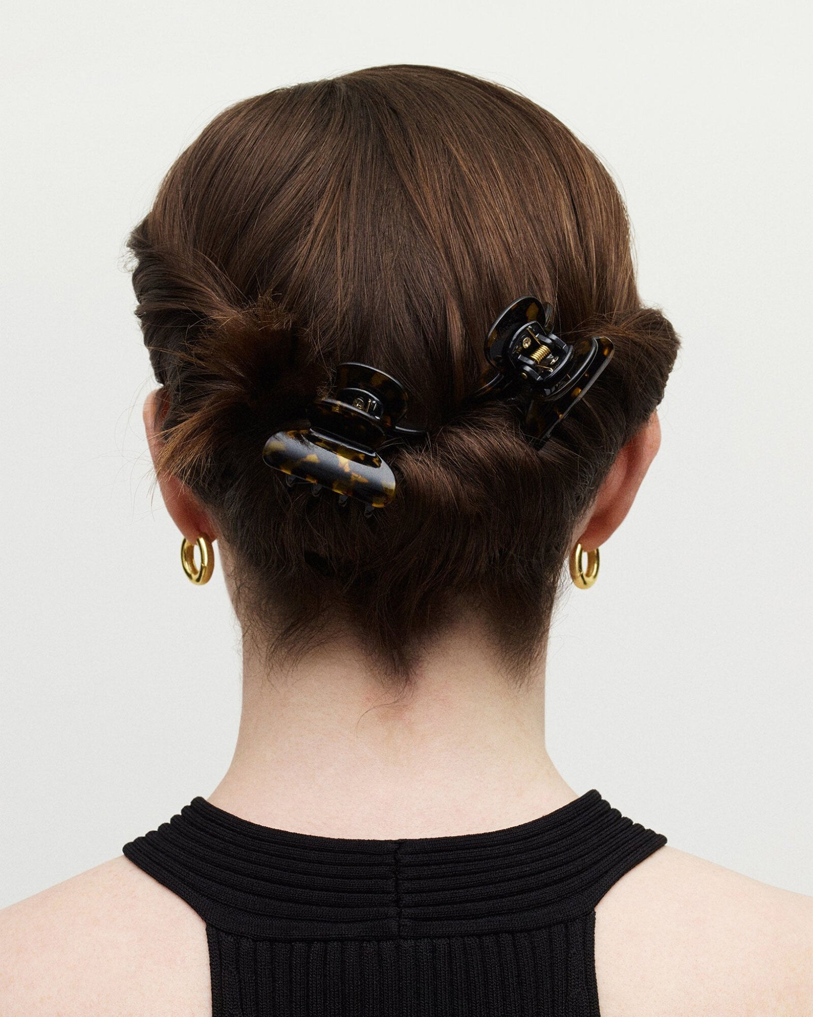 MACHETE 'Midnight Horn' Twin Heirloom Claw Hair Clips