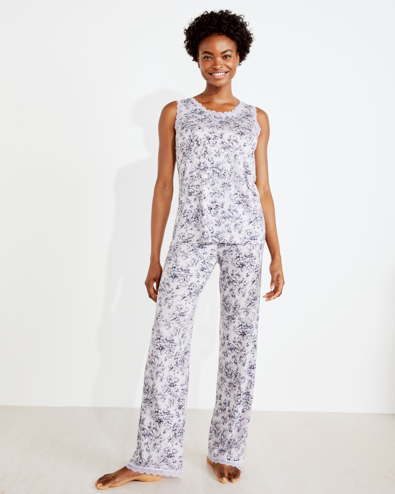 Dream Tencel Vintage Floral Sleep Pants Haven Well Within