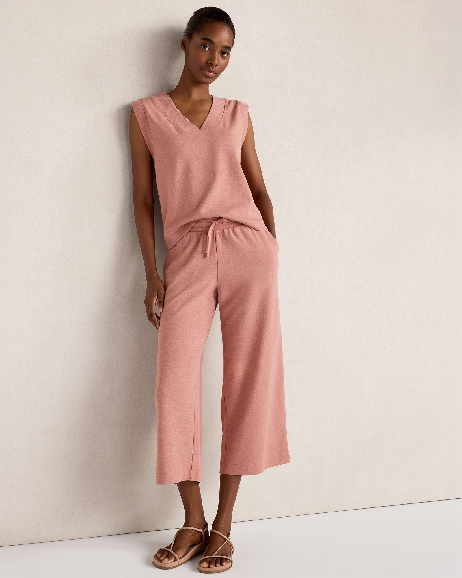 Organic Cotton Slub Interlock Pants