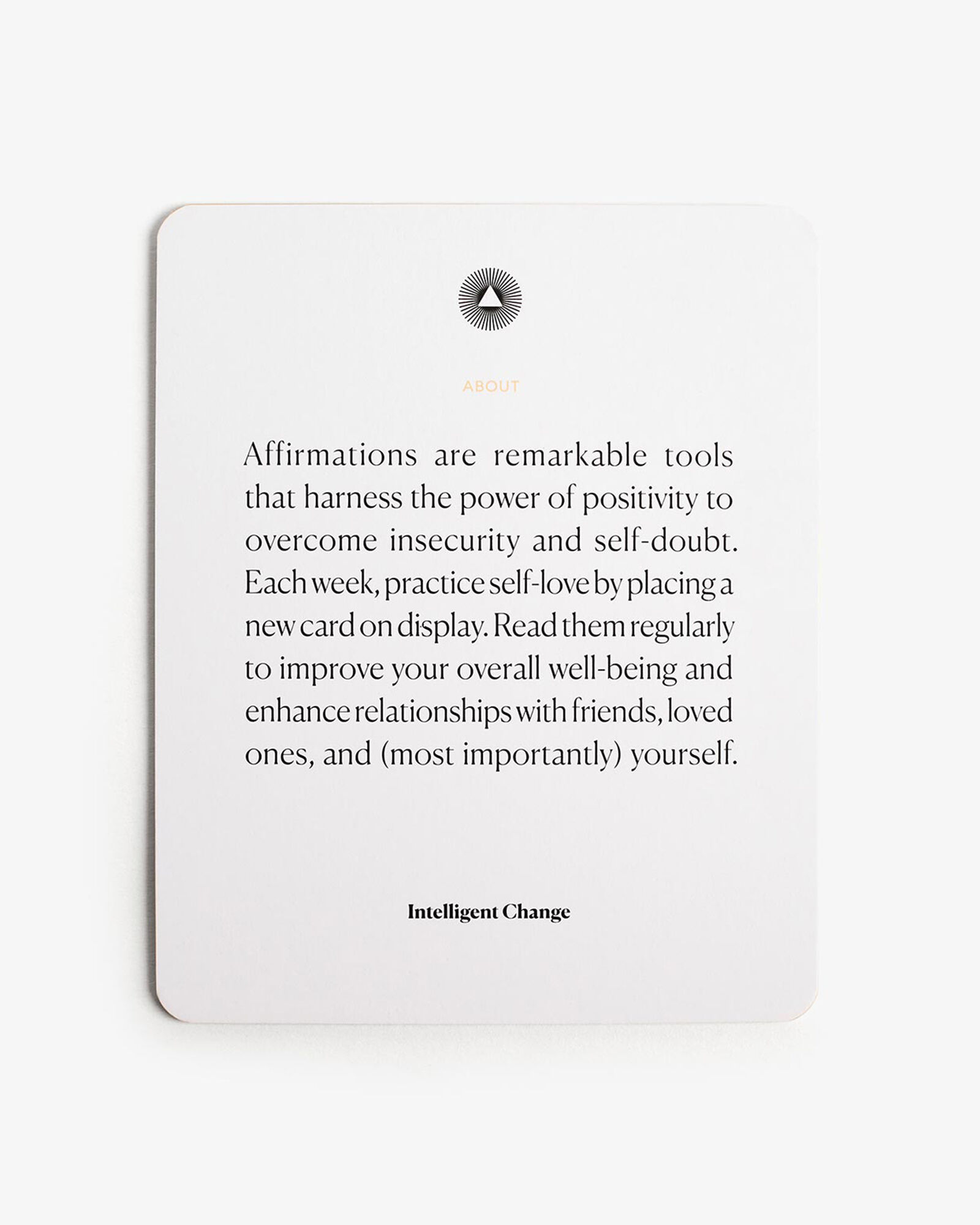 Intelligent Change Mindful Affirmations Deck