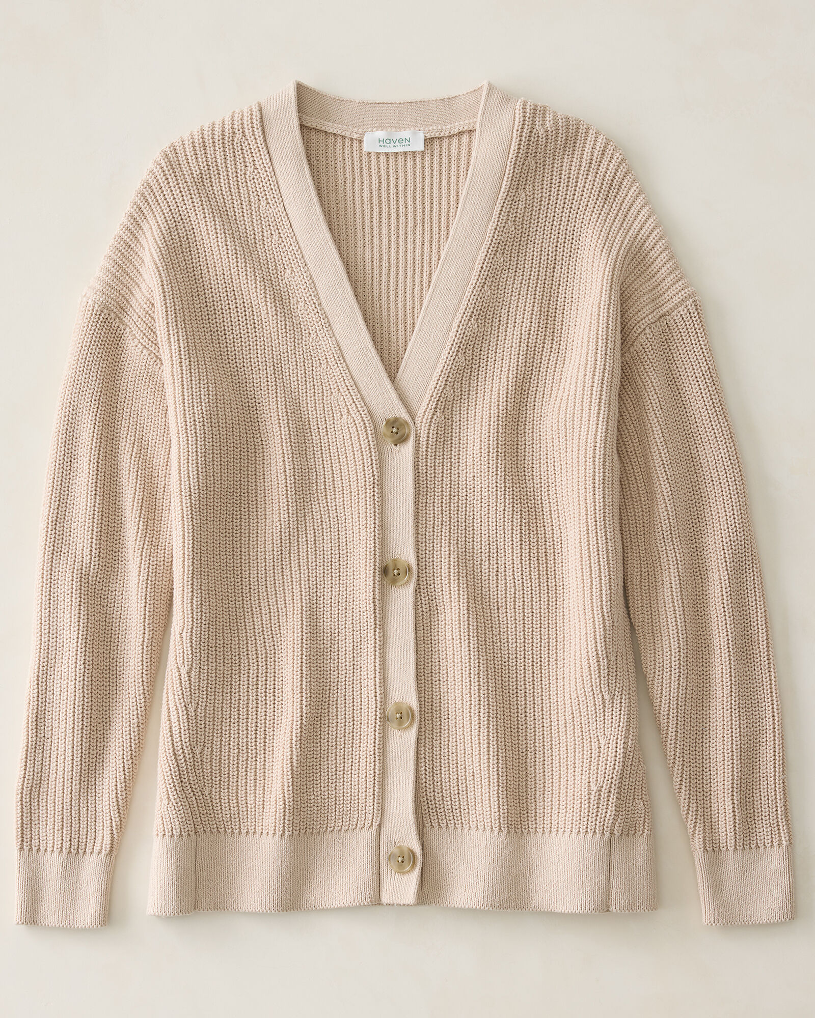Shaker stitch cardigan store