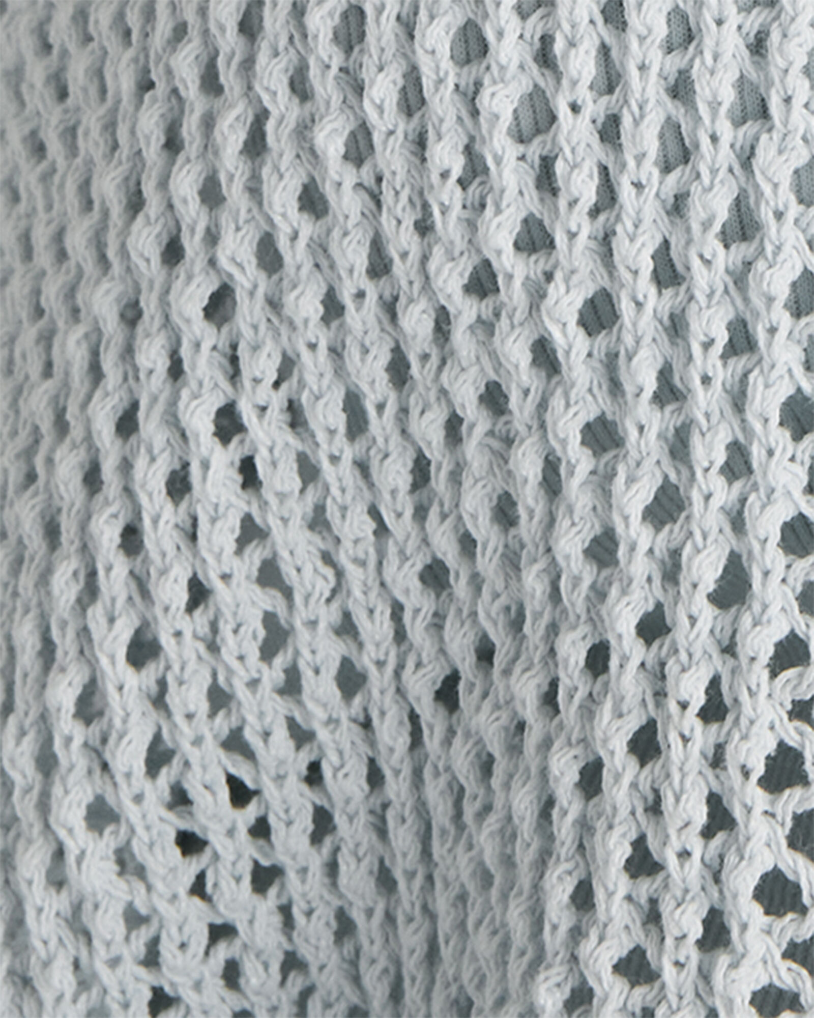 Cotton Blend Open Stitch Cardigan