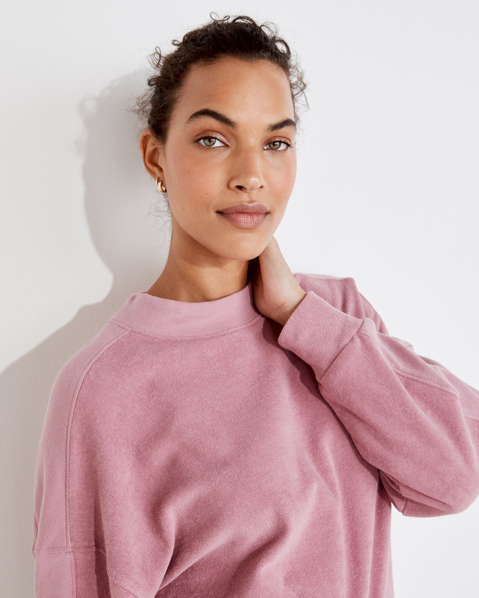 Terry online crewneck sweatshirt