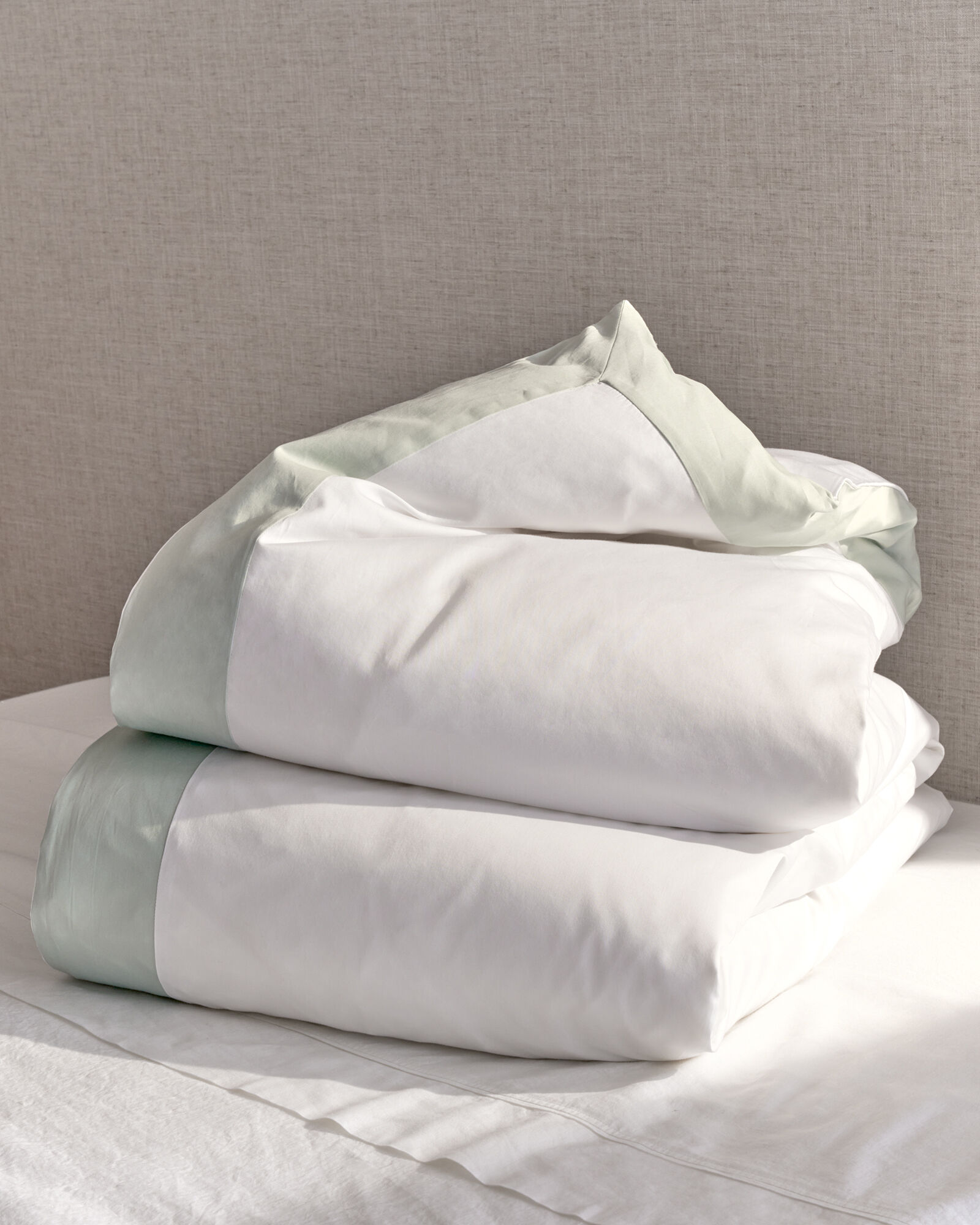 Organic Cotton Sateen Duvet Cover