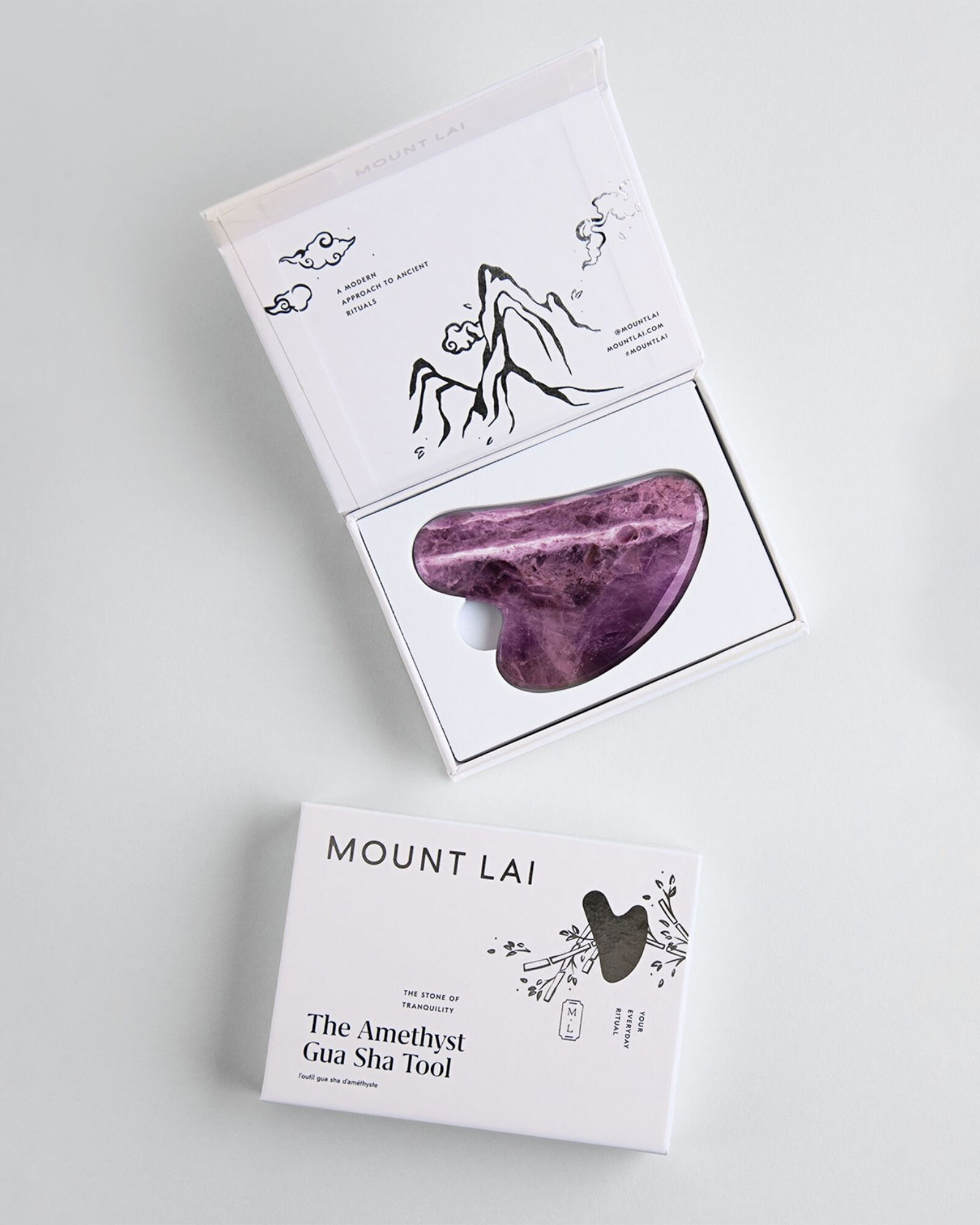 Mount Lai Amethyst Gua Sha Tool