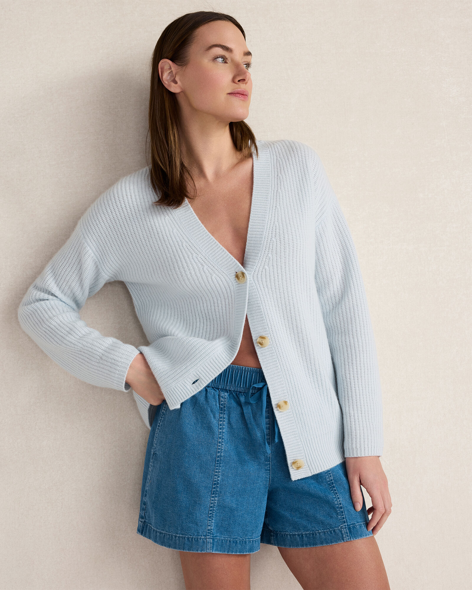 Organic Cotton Denim Shorts