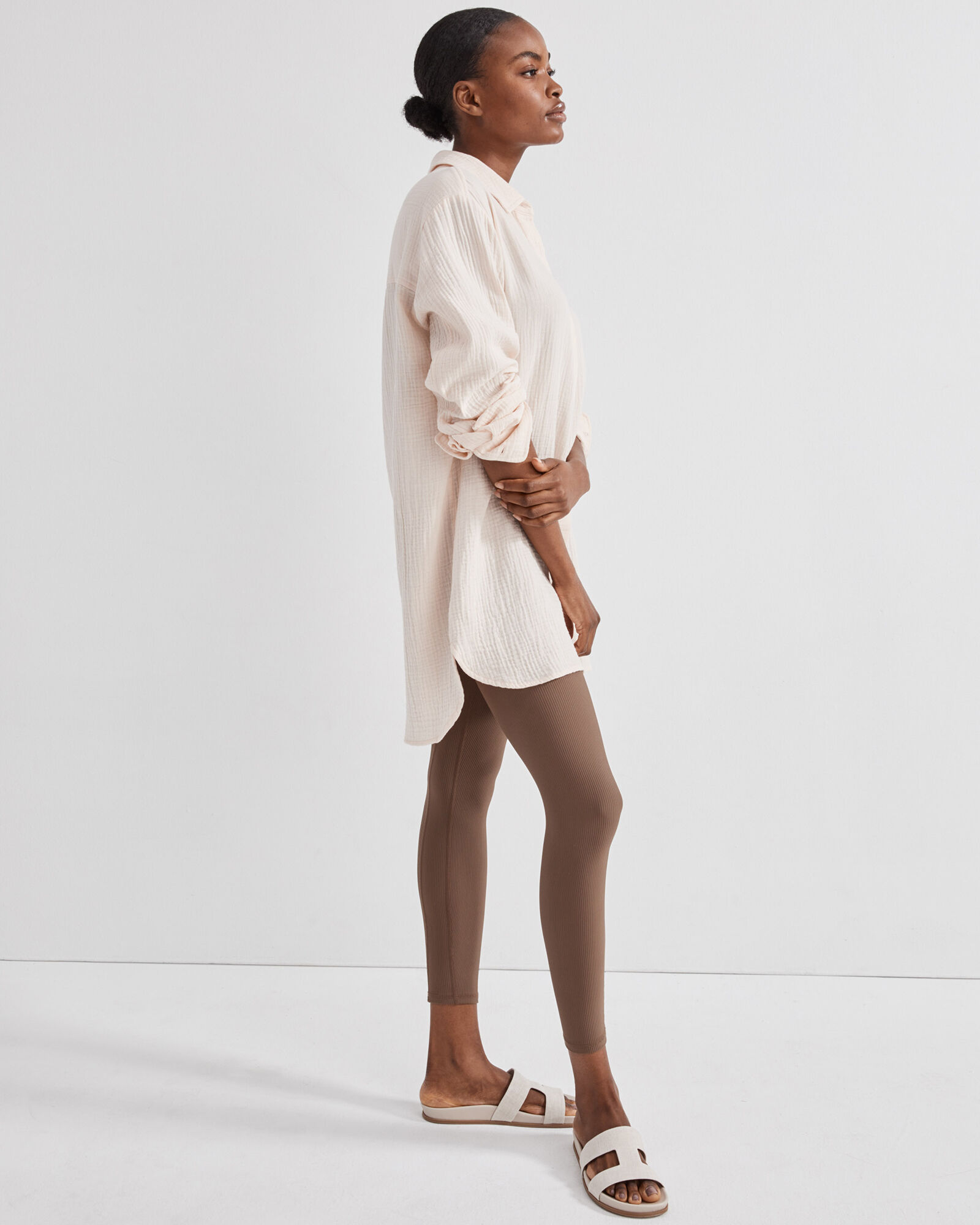 Organic Cotton Gauze Oversized Shirt