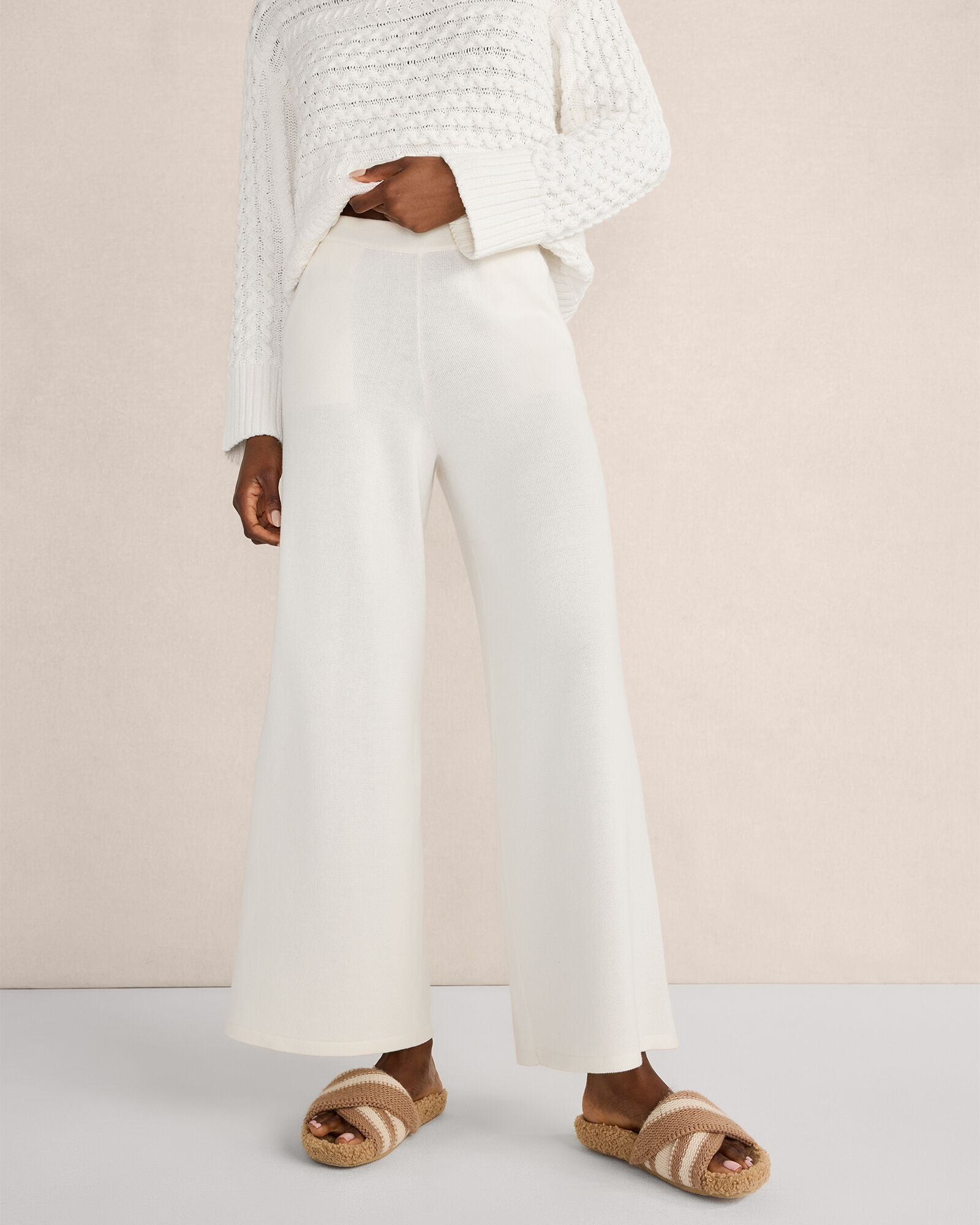 Organic Cotton Wide Leg Pants