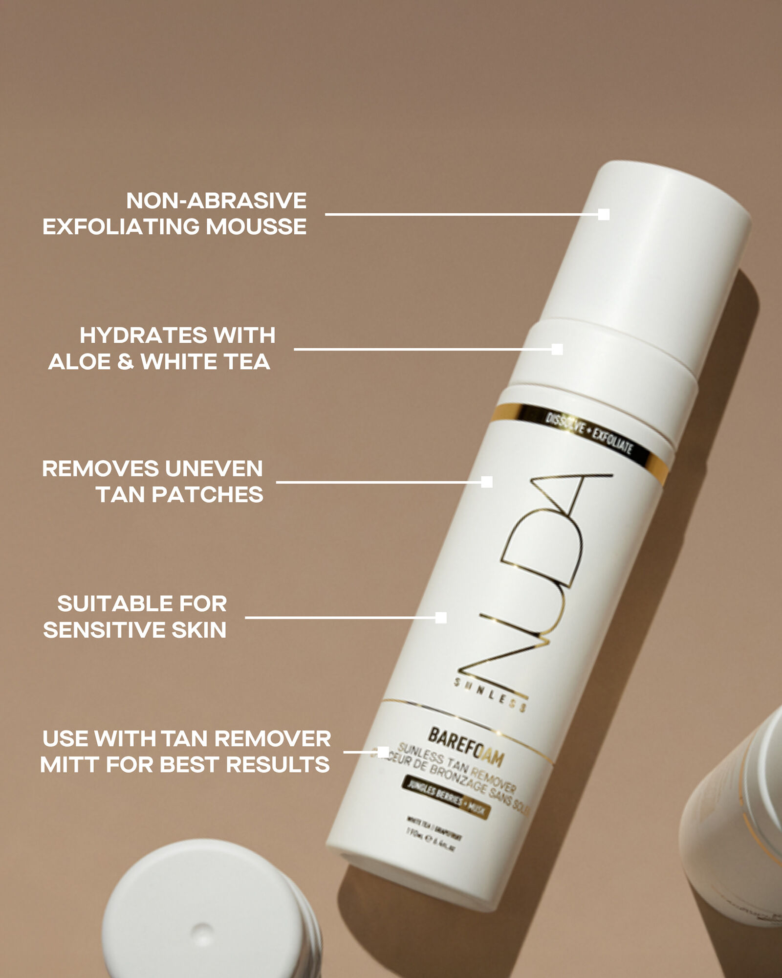 NUDA Barefoam Exfoliating Mousse