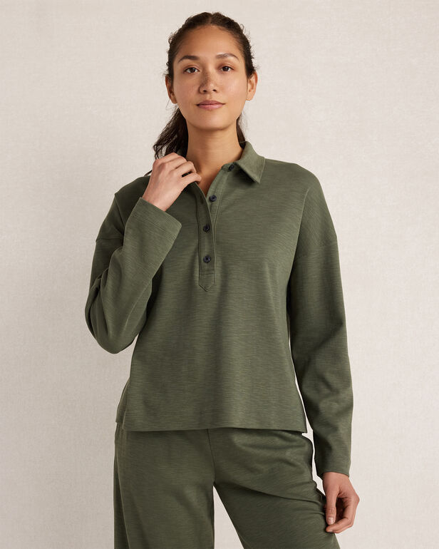 Organic Cotton Slub Interlock Polo