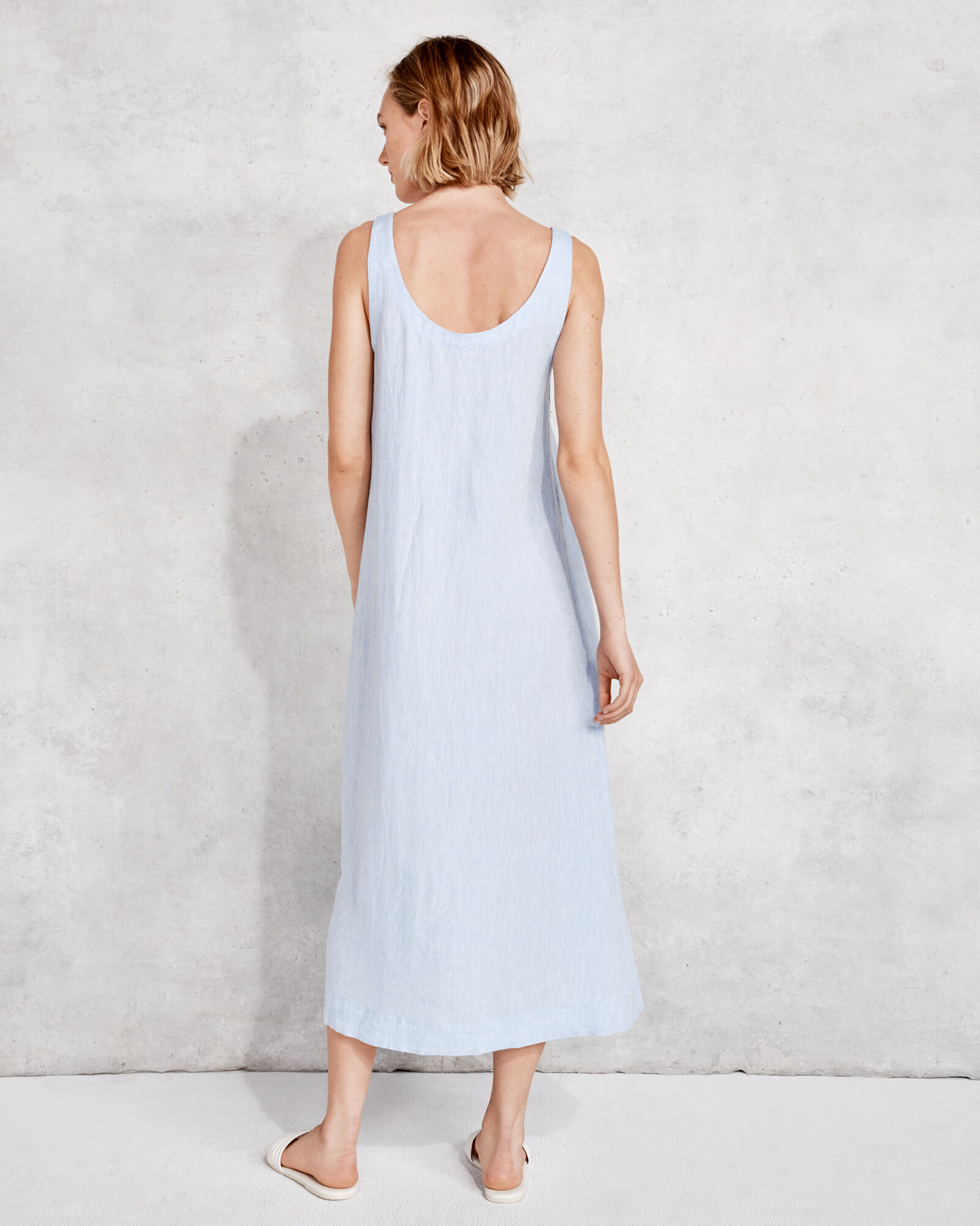 Linen Midi Dress