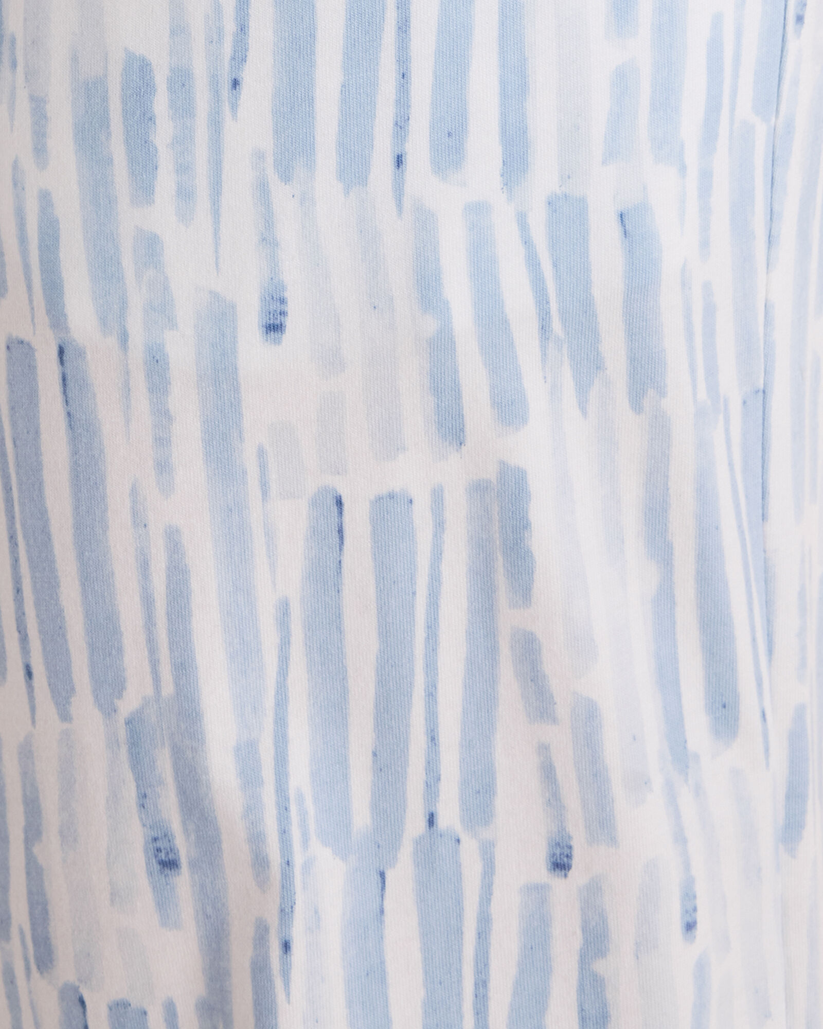 Organic Cotton Jersey Watercolor Wave Pajama Top