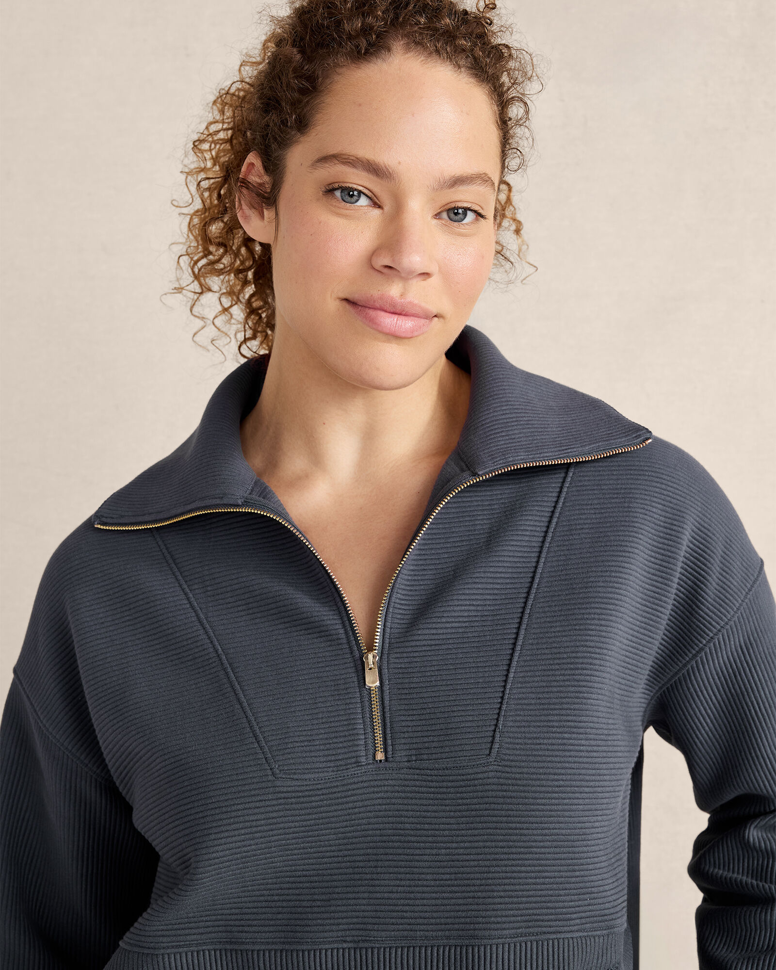 Balance Organic Cotton Ottoman Rib Pullover