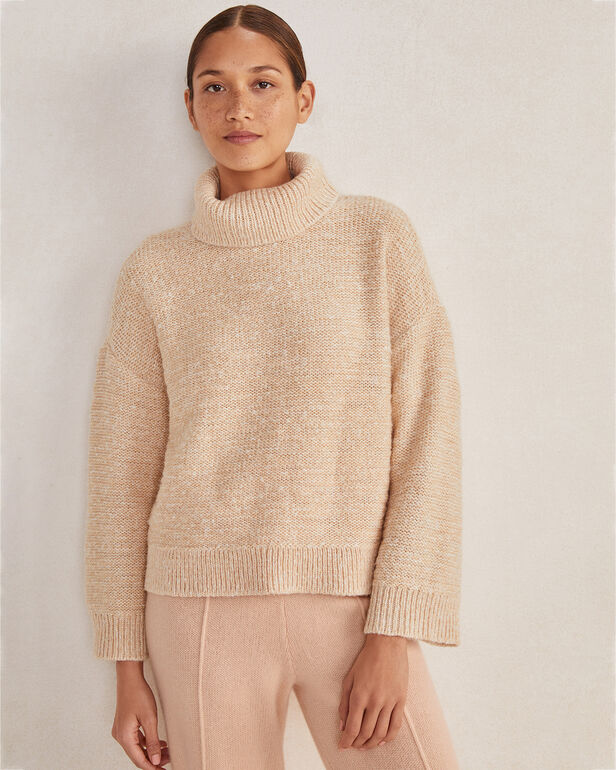 Marled Turtleneck Sweater