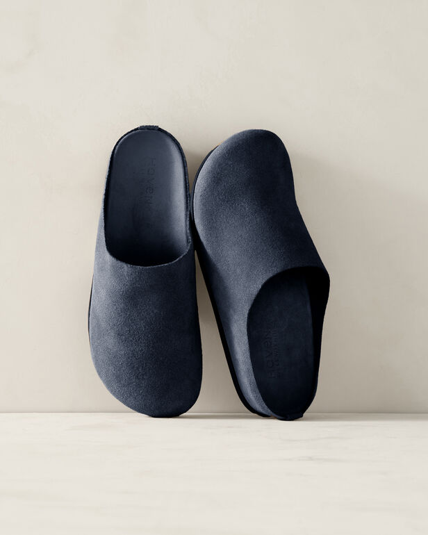 Suede Clogs