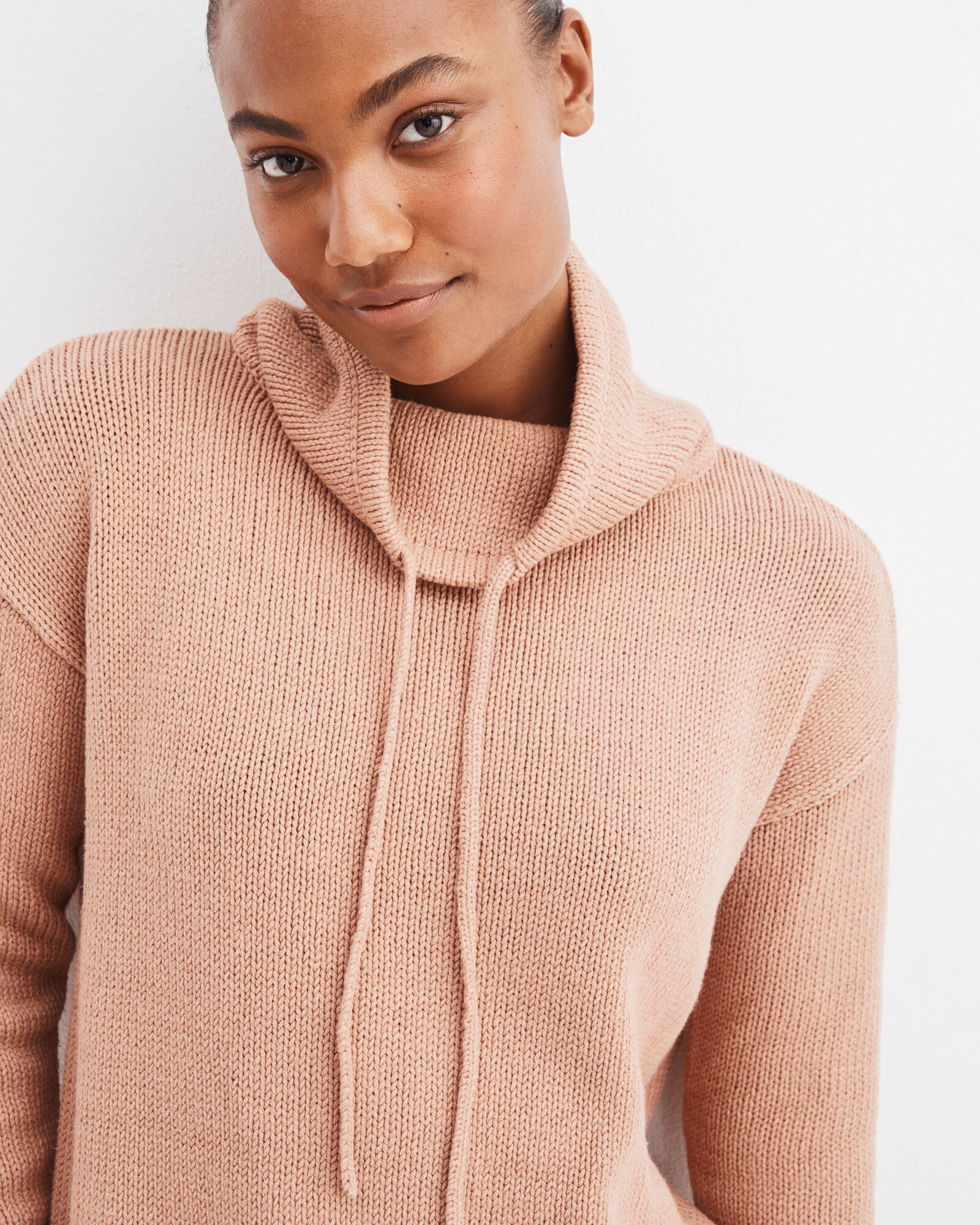 Cowl Neck Tunic Sweater