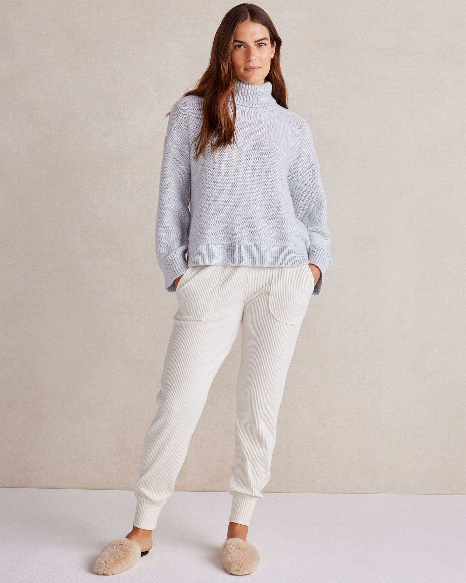 Marled Turtleneck Sweater