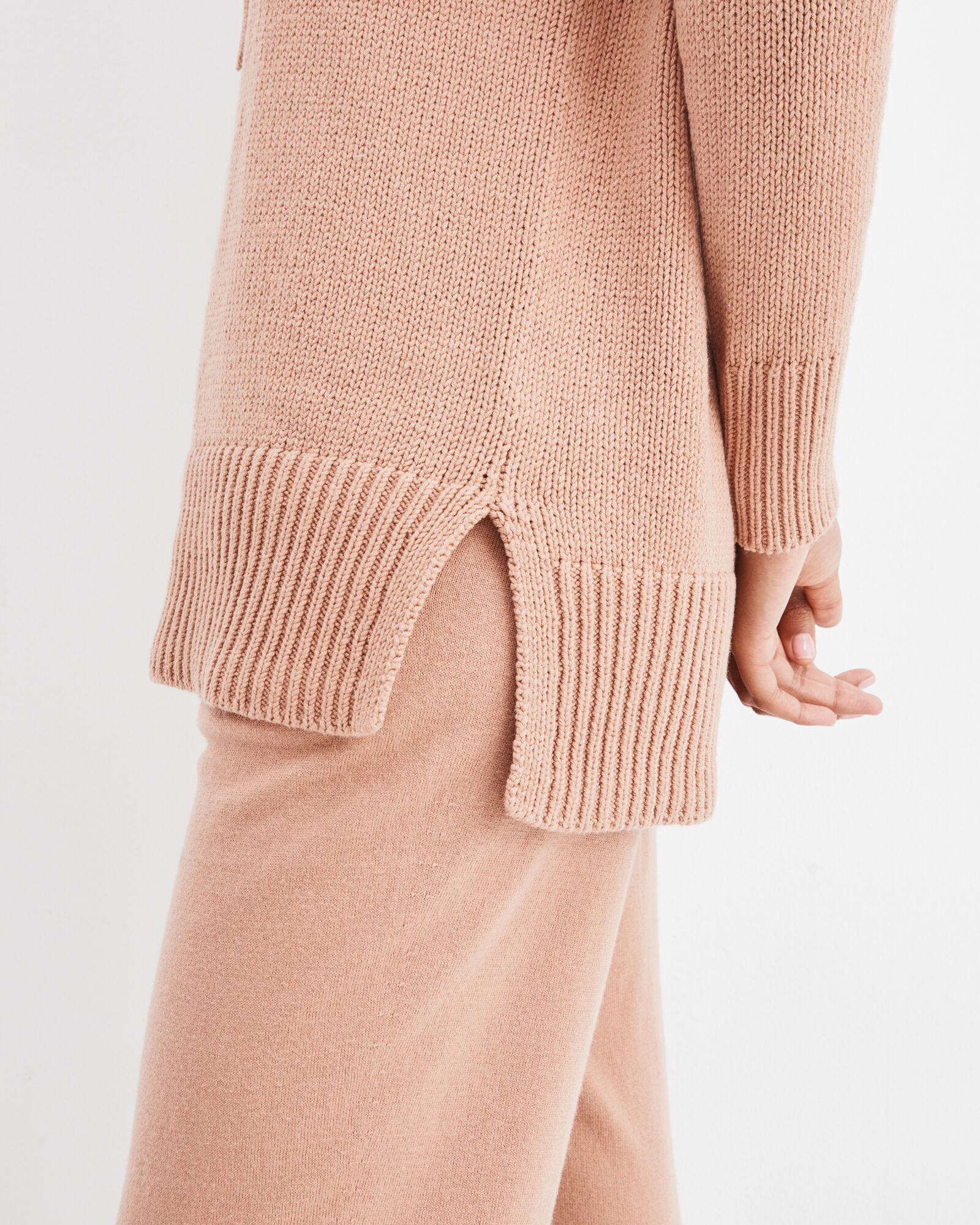 Cowl Neck Tunic Sweater