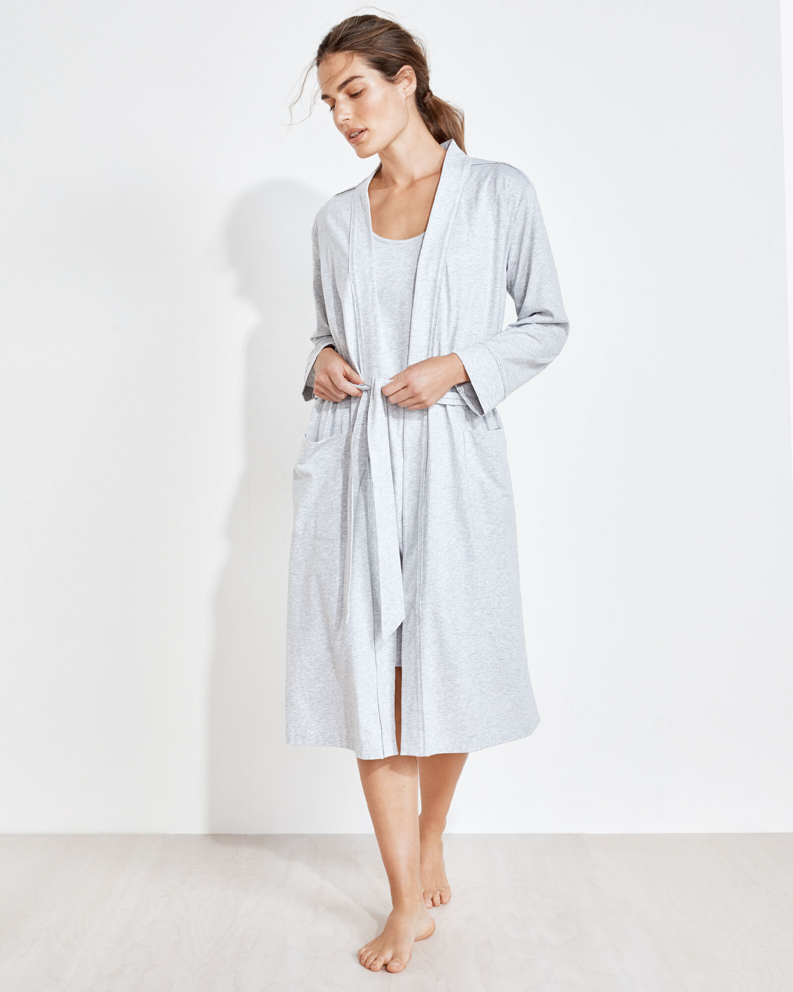 Cotton shop jersey robes