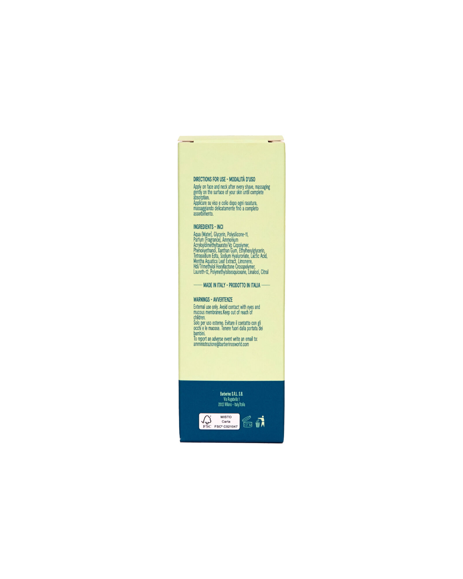 Barberino's Soothing After Shave Balm