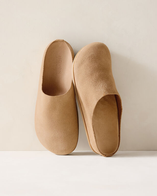 Suede Clogs