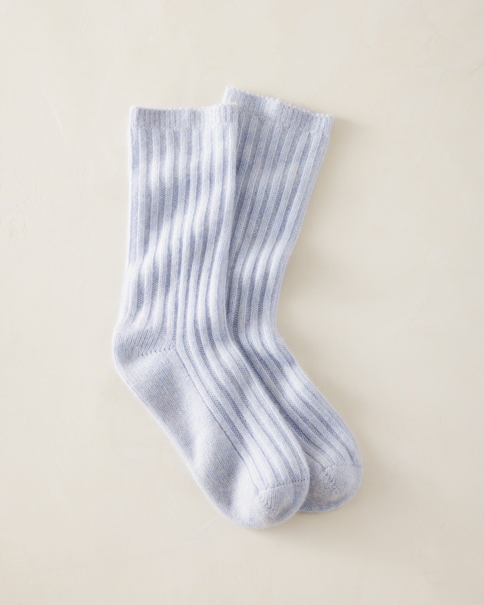 Cashmere Blend Ribbed Socks