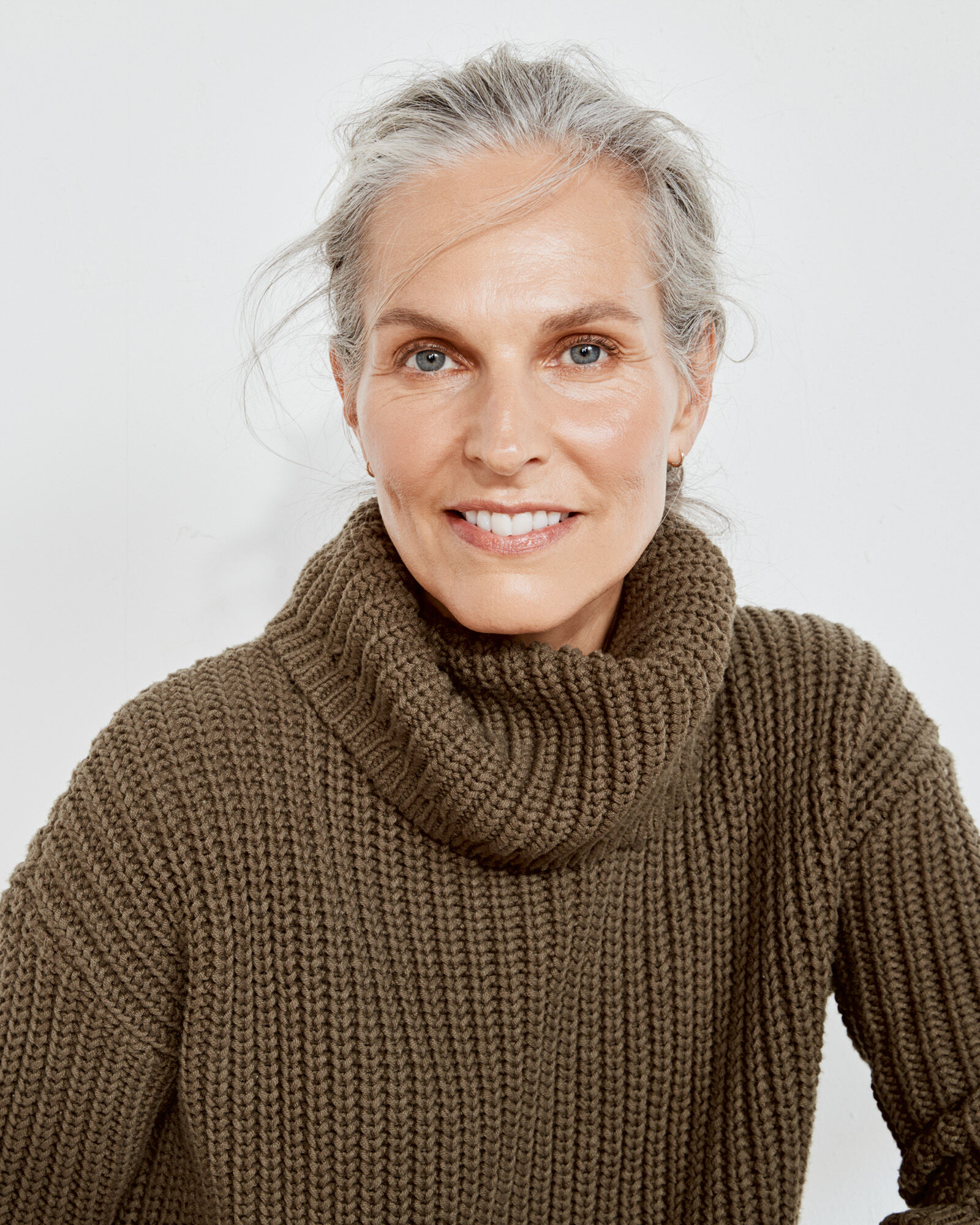 Funnel Neck Cotton Sweater Haven Well Within