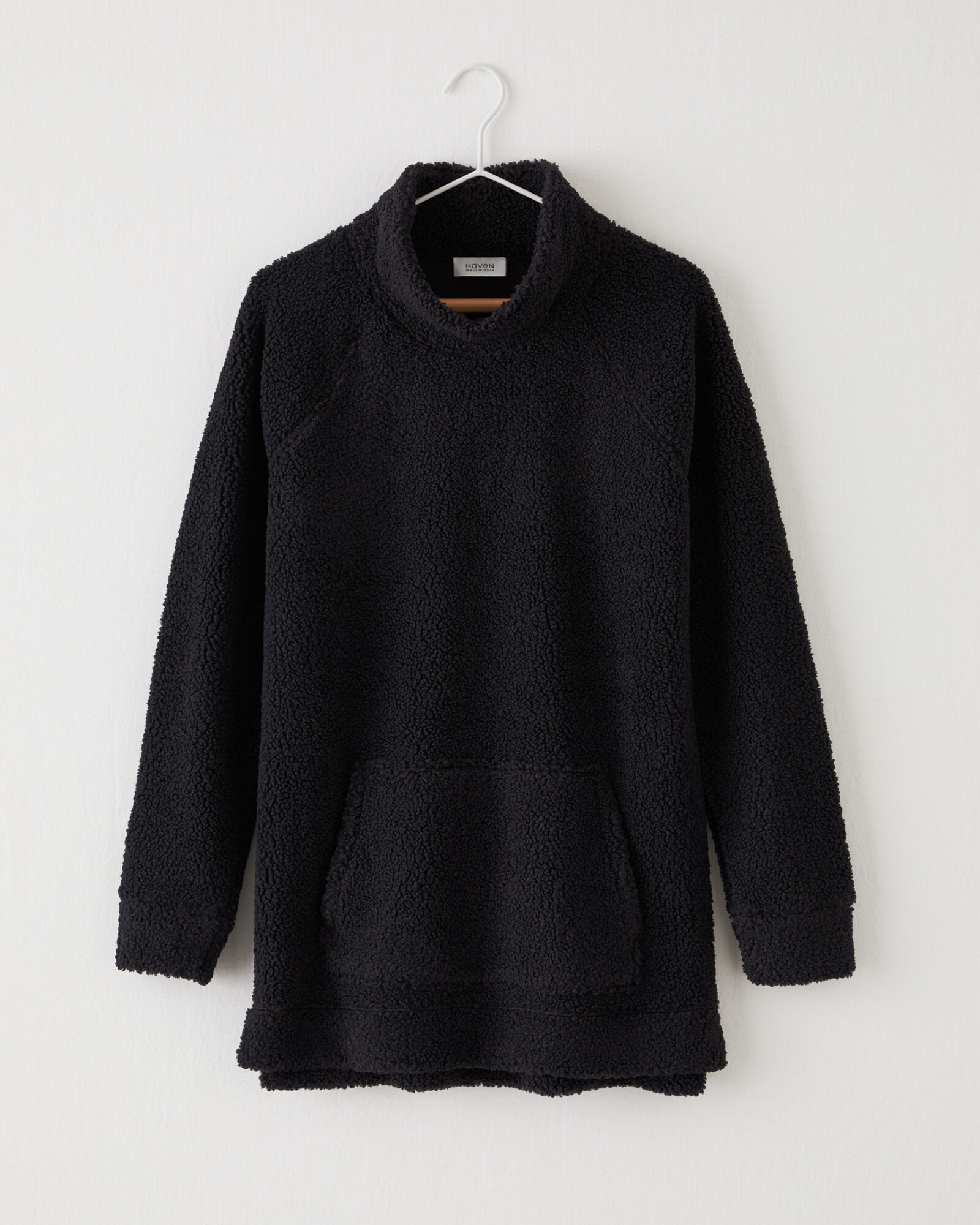 sherpa funnel neck pullover