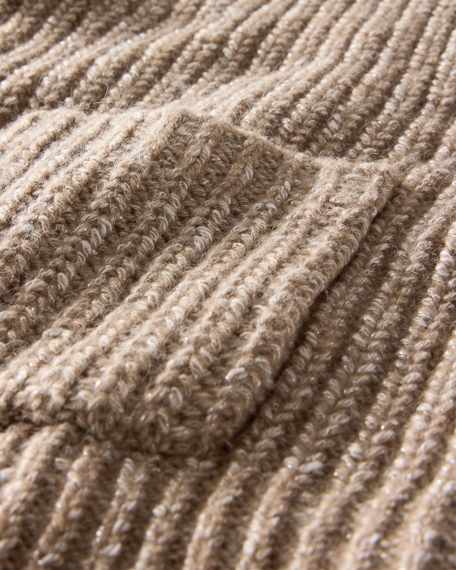 Lurex Blend Shaker Stitch Cardigan