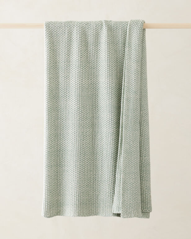 Organic Cotton Marled Throw