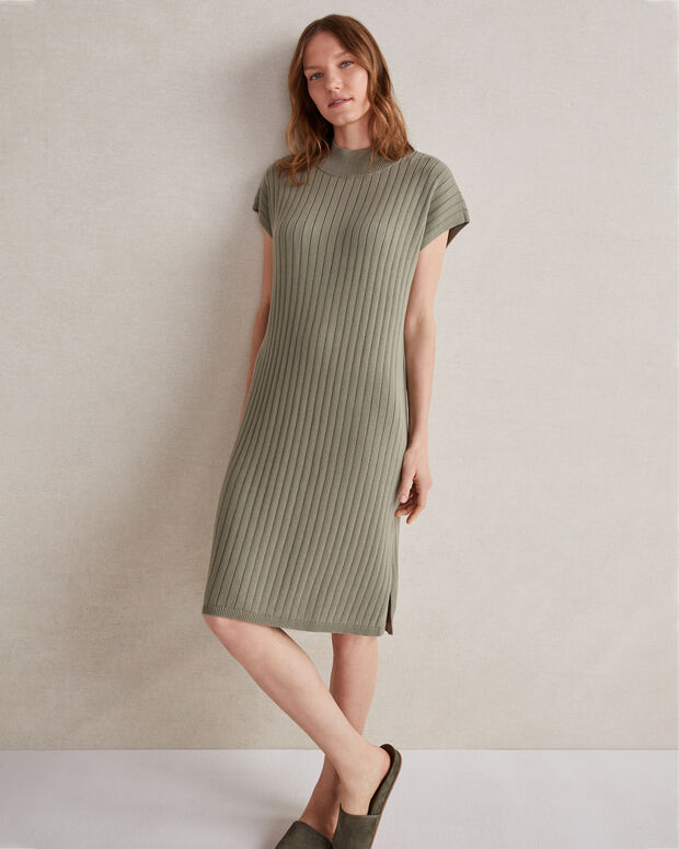 Organic Cotton Wide Rib Dress | Haven Well Within 