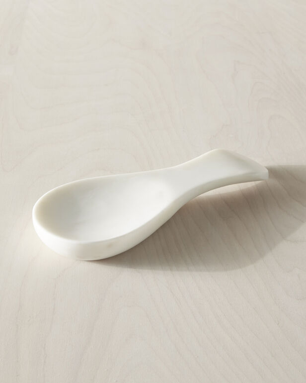 Be Home White Marble Spoon Rest