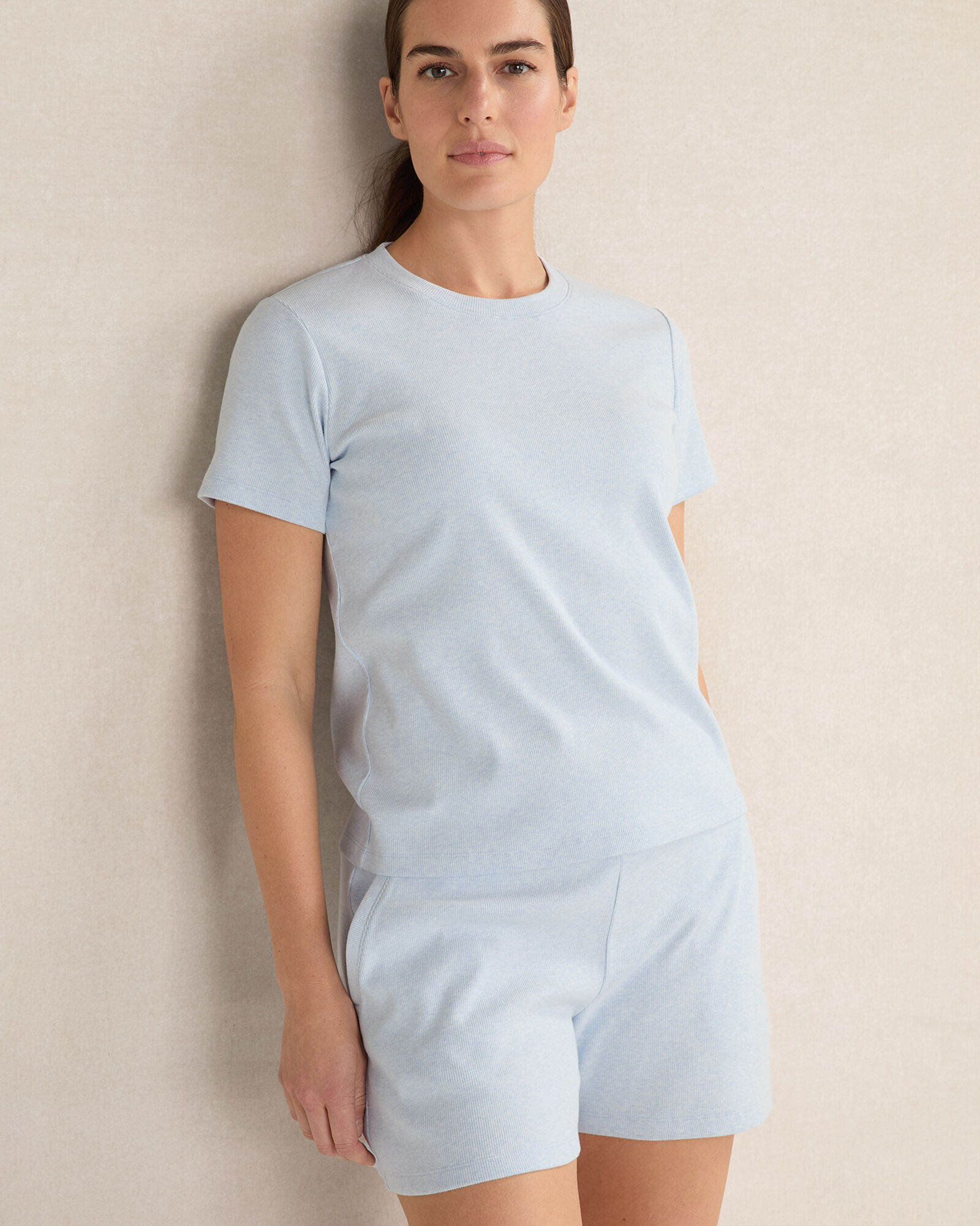Resti Organic Cotton Rib Knit Tee