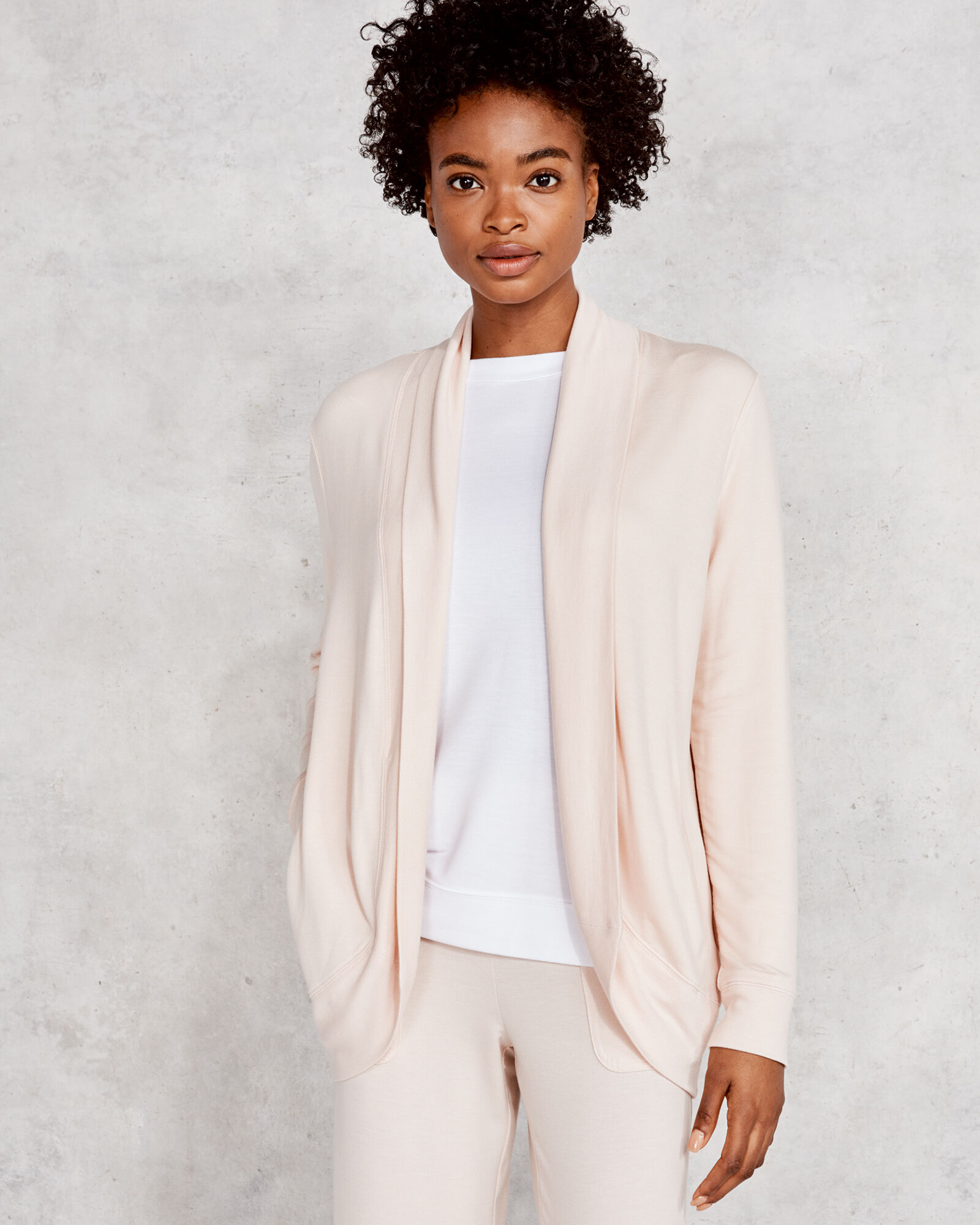 Cotton modal cardigan shop