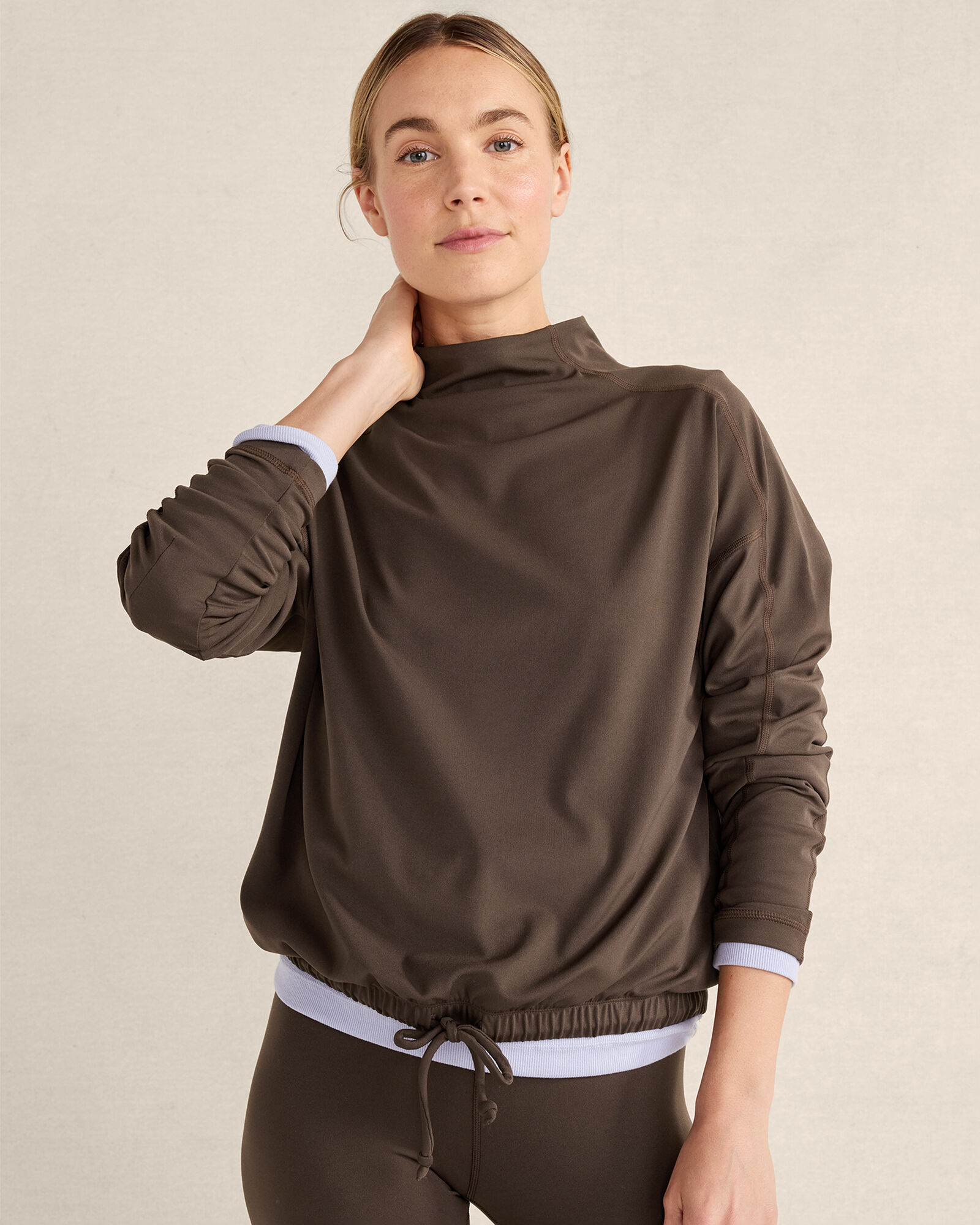 Balance Funnel-Neck Pullover