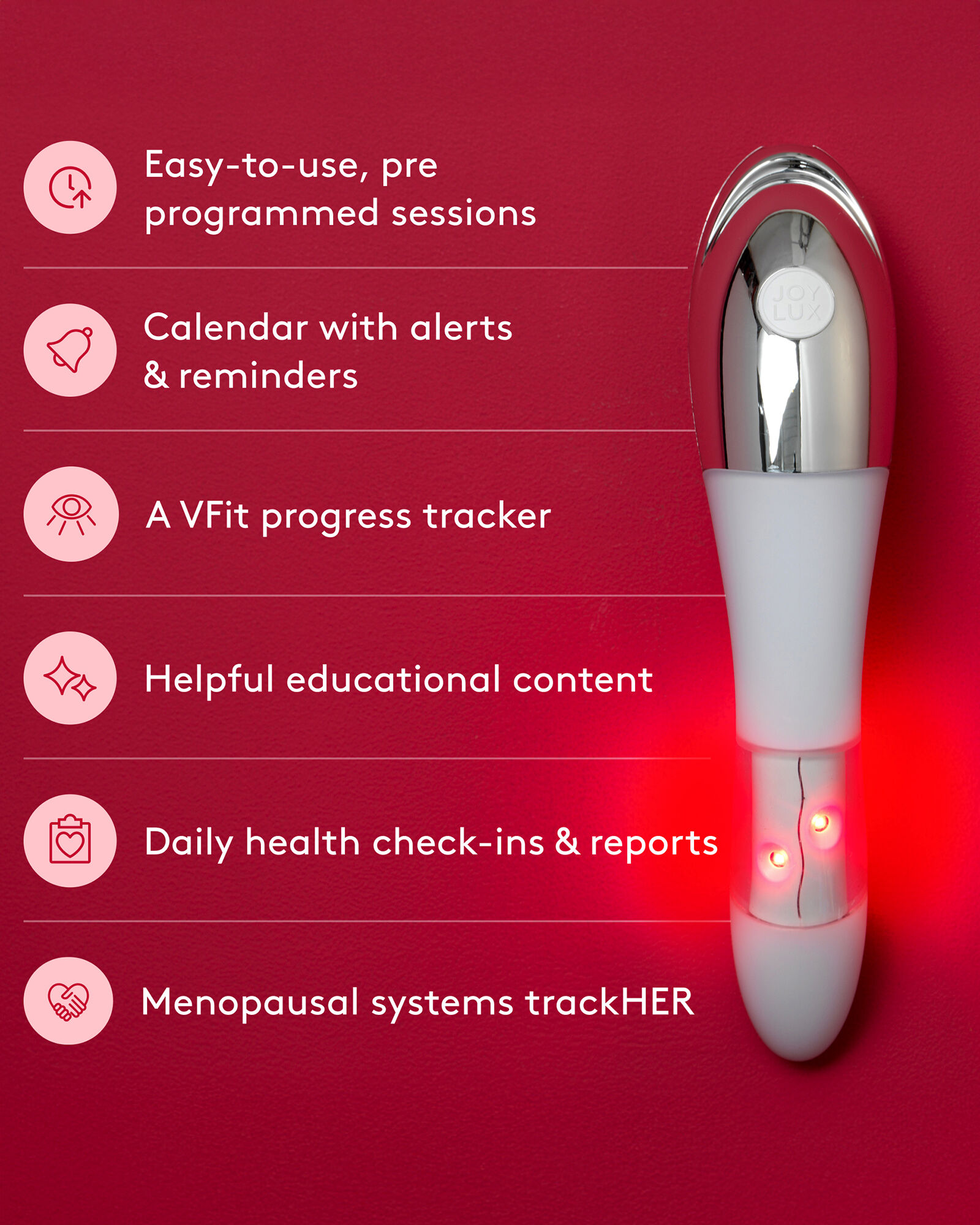 RESPIN x Joylux vFit PLUS  Red-Light Intimate Wellness Device