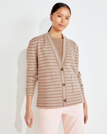 Organic Cotton French Terry Cardigan