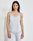 Organic Cotton Jersey Lace Cami